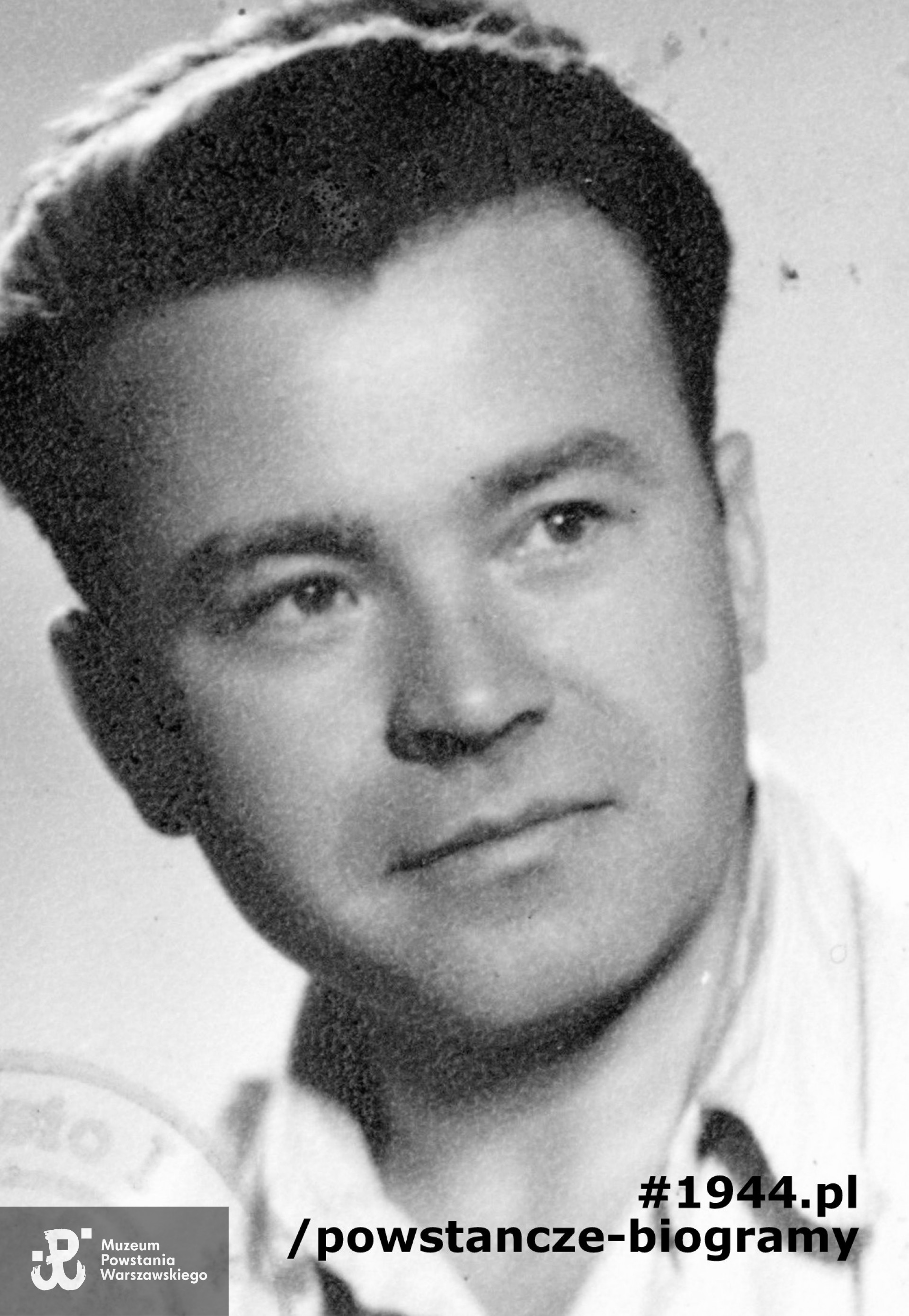 Sierż. Wiktor Zieliński ps. "Wrzos" (1912-1998). Ze zbiorów Muzeum Powstania Warszawskiego, sygn. P/257