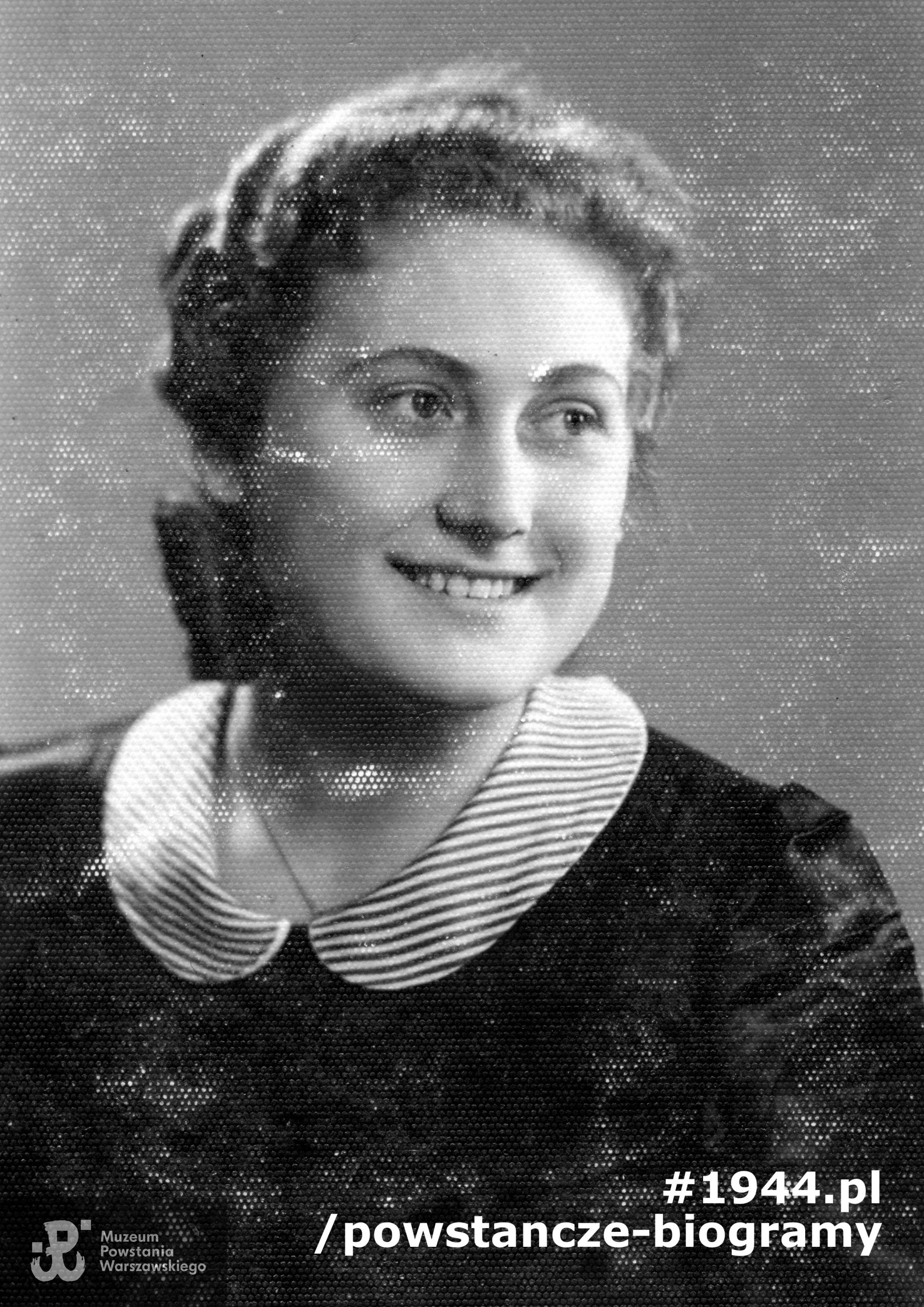 Zofia Jastrzębska-Kowalewska ps. "Zosia" (1923-2014). Fot. ze zbiorów Muzeum Powstania Warszawskiego -  zbiór WIEPW