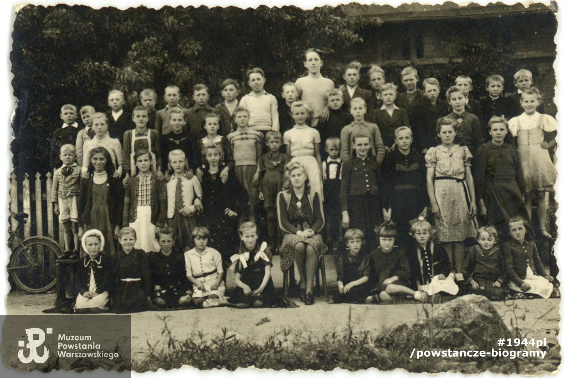 Maria Garbowska - Kieres "Marzena" - po wojnie jako nauczycielka. Fot. ze zbiorów rodzinnych p. Joanny Kozłowskiej, córki