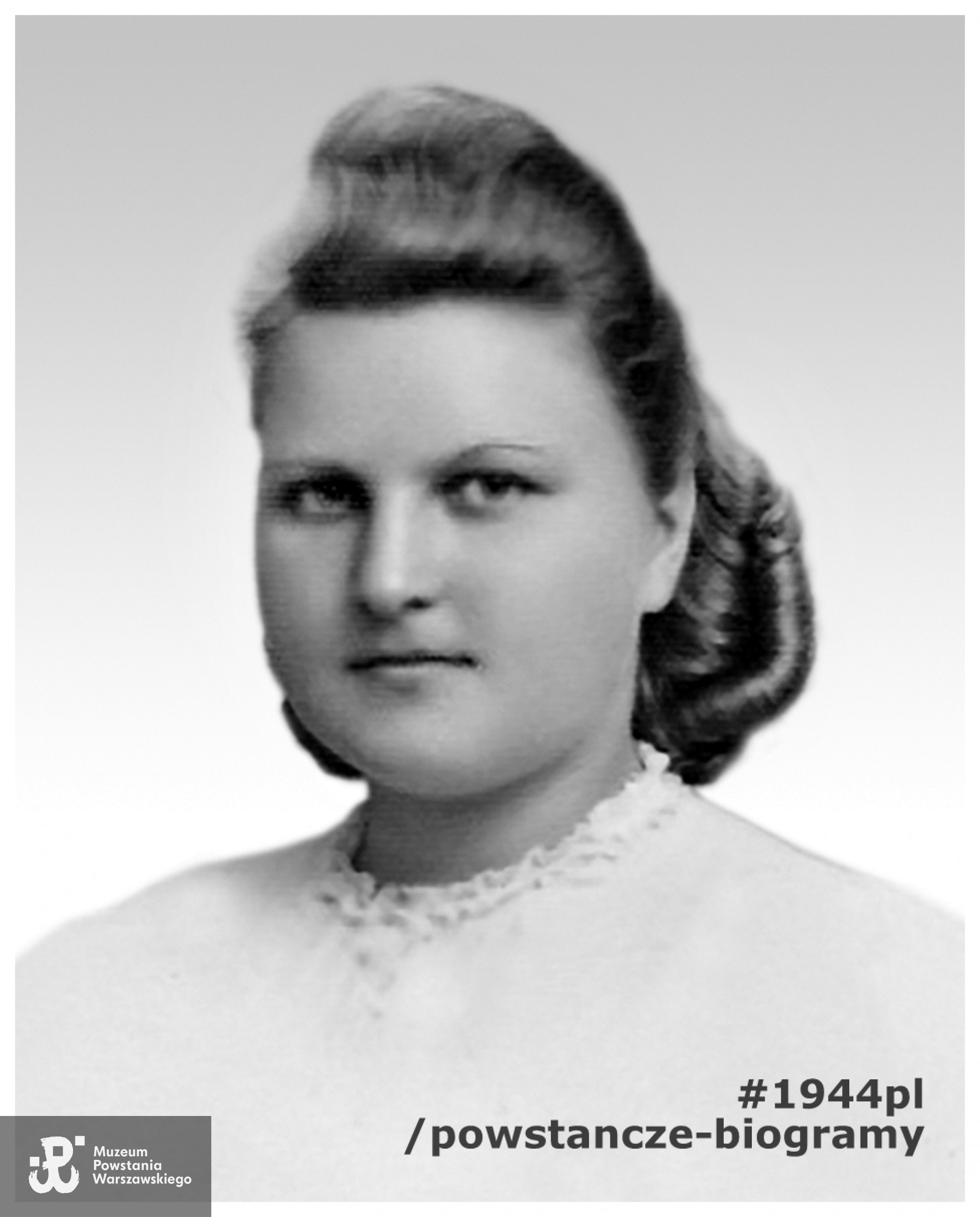sanit. Leokadia Wysocka "Giewont" (1929-1944). Fot.  ze zbiorów rodzinnych udostępnione za pośrednictwem p. Patryka Markuszewskiego (”Nie zapomnij o nas, powstańcach...)