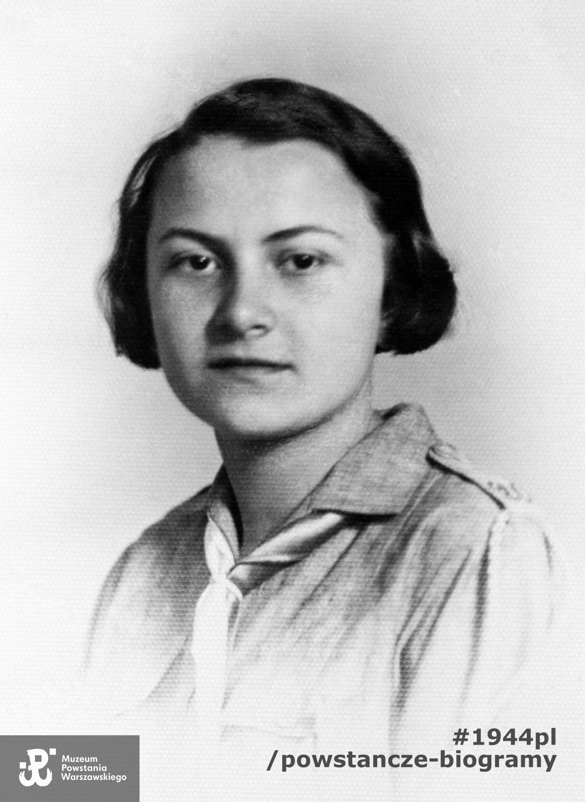 Zofia Prądzyńska „Zosia”. Fot. ze zbiorów Muzeum Powstania Warszawskiego - batalion „Zośka"