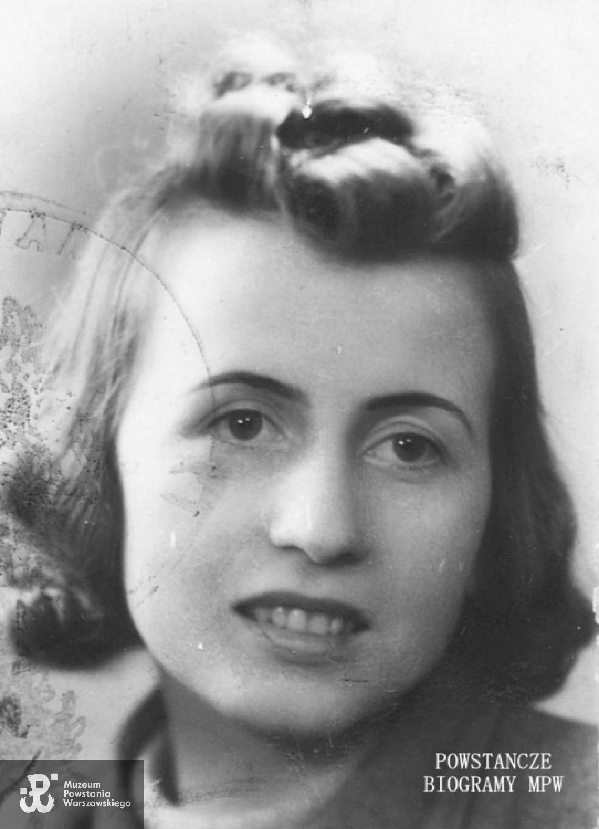Janina Zofia Sokołowska - Jelińska, 1950 r. Fot. archiwum rodzinne.