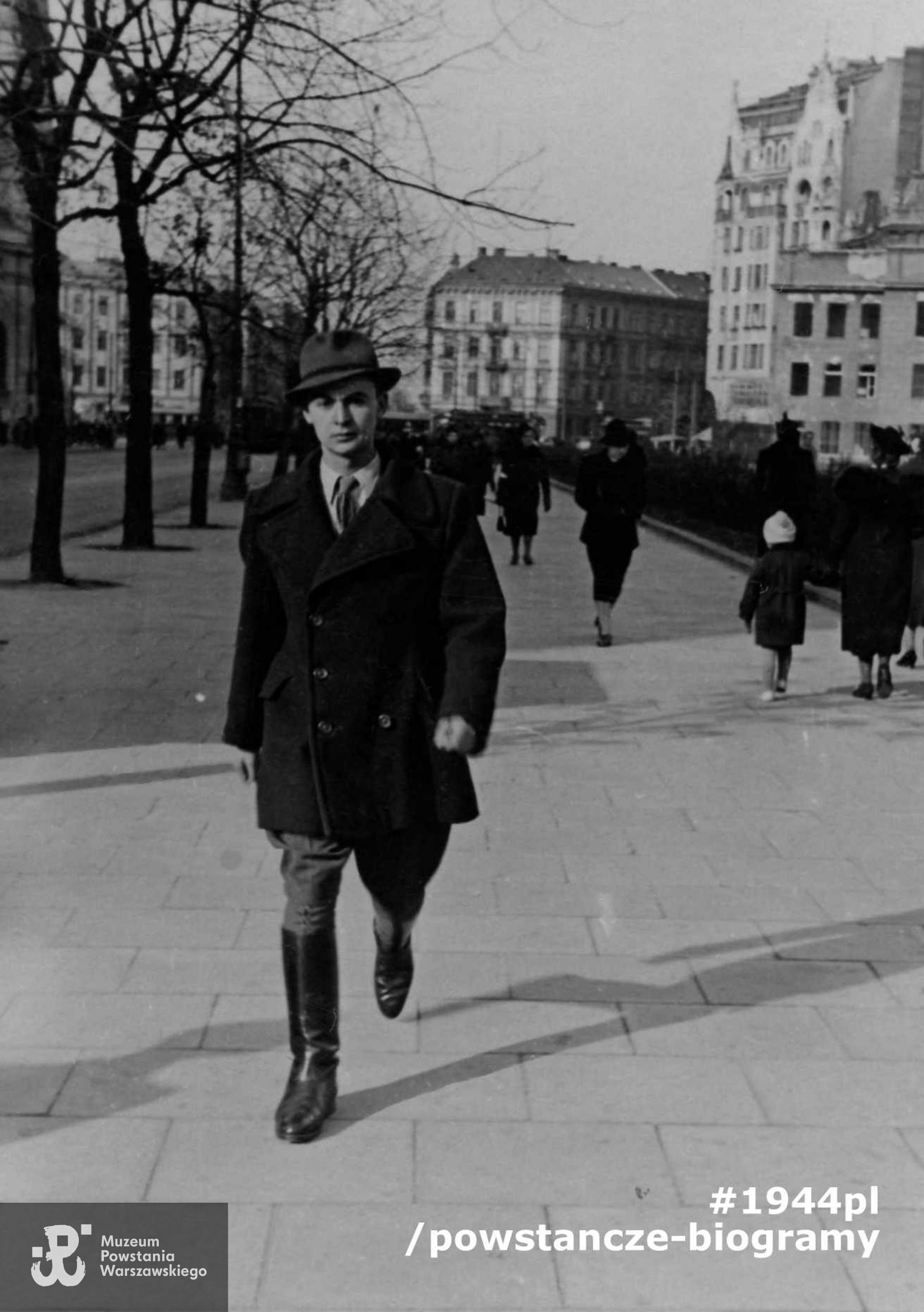 Stanisław Brzosko - zdjęcie z lat okupacji. Fot. archiwum rodzinne