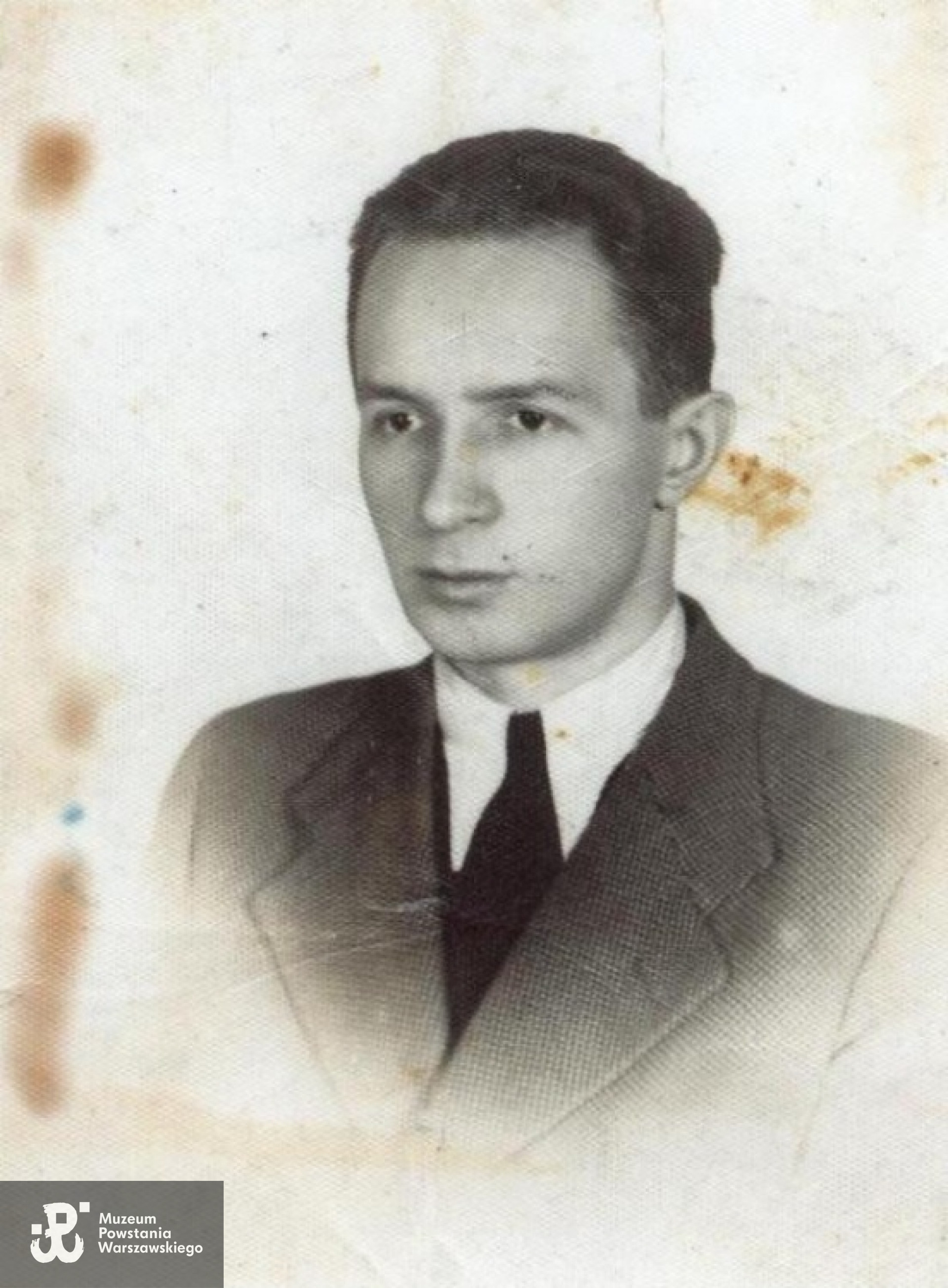 Stefan  Mrozowski ps. "Pik" (1914 - 1944) Fot. AR MPW