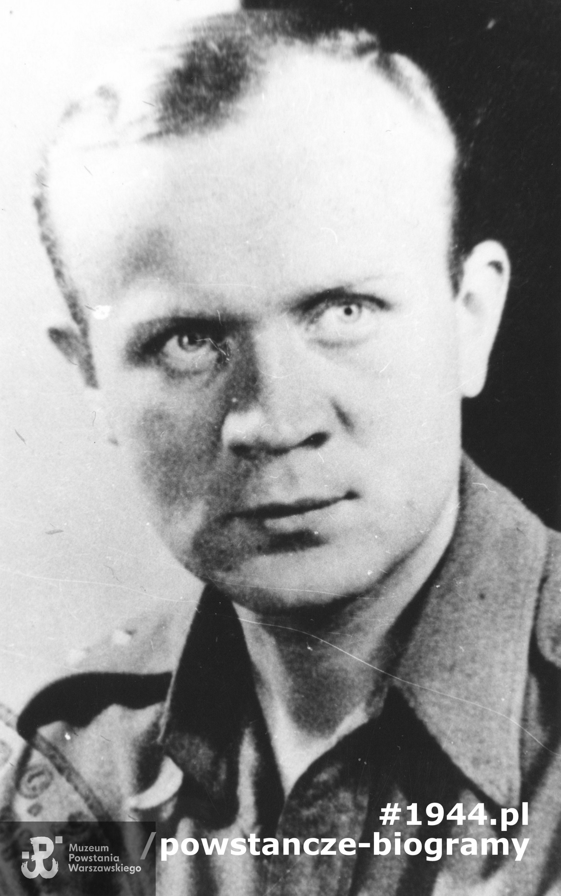 por. Juliusz Sobolewski ps. "Roman" (1917-1956), dowódca batalionu. Fot. ze zbiorów Muzeum Powstania Warszawskiego, sygn. P/7865/13