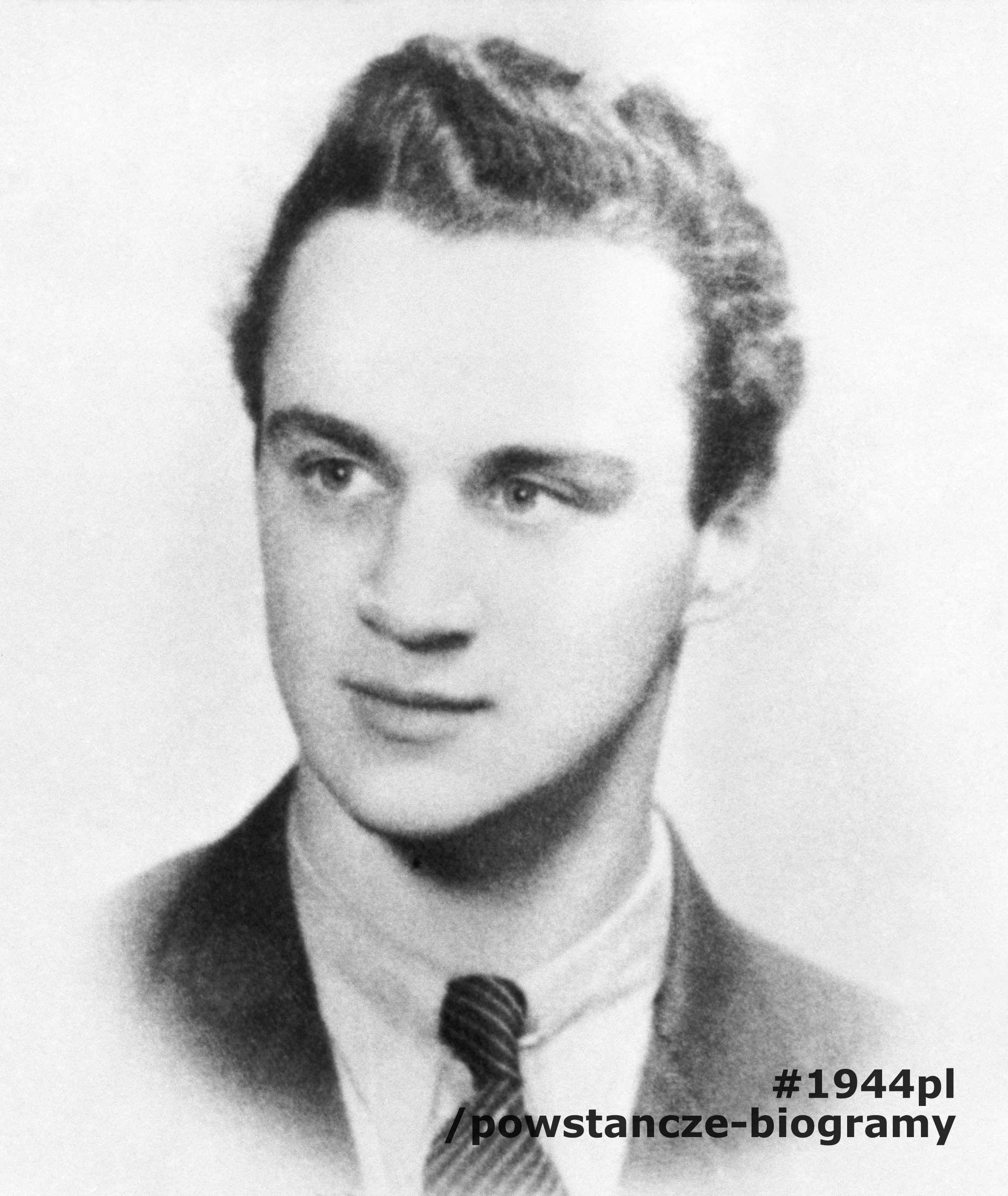 kpr. pchor. Edmund Zbigniew Szaniawski „Zbigniew” (1922-2018). Fot. ze zbiorów Muzeum Powstania Warszawskiego - batalion „Zośka"