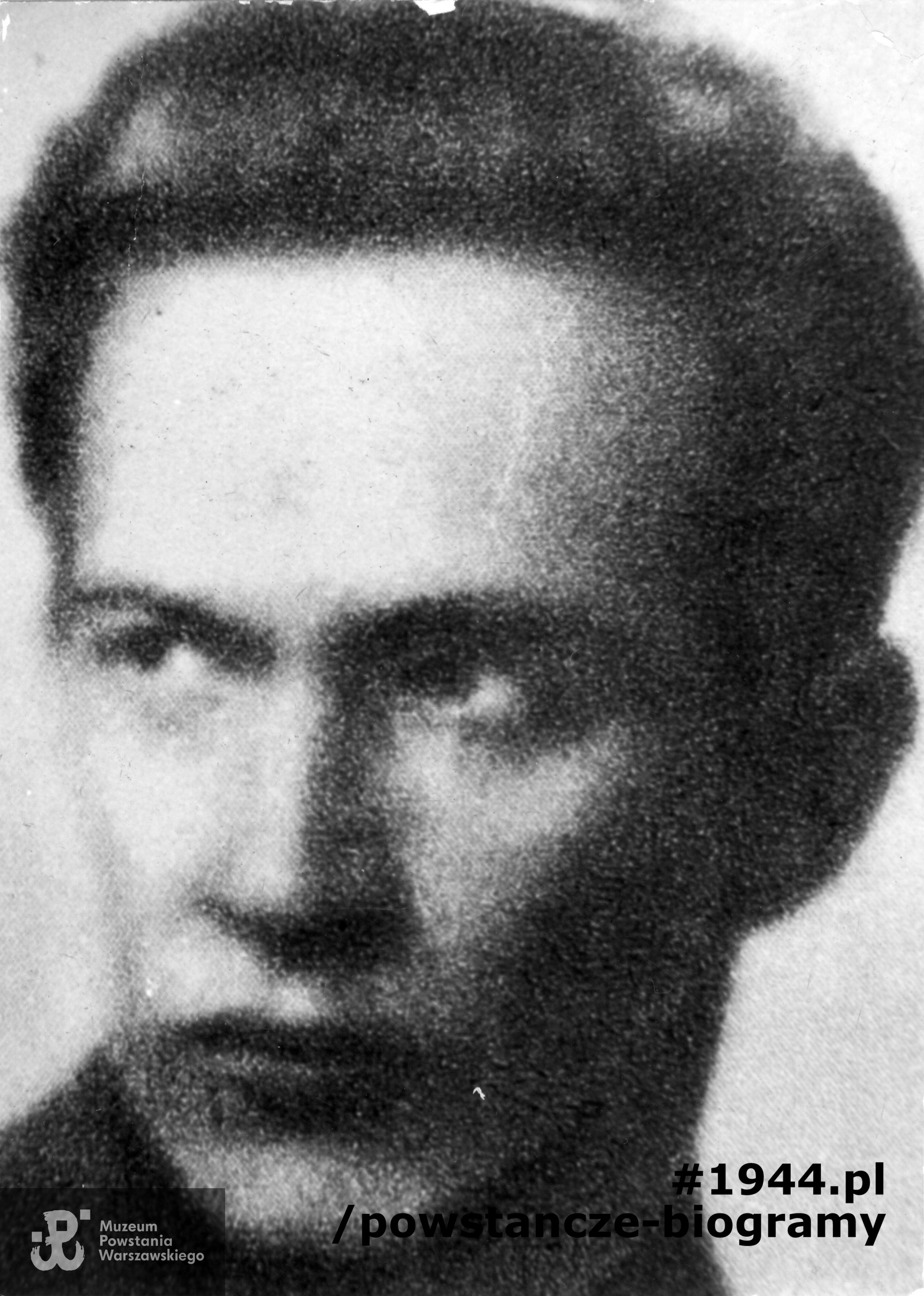 por. Kazimierz Pogorzelski ps. "Rygiel" -  dowódca plutonu Dywersji Bojowej (ODB-3). Fot. ze zbiorów Muzeum Powstania Warszawskiego, sygn. MPW-IK/3097