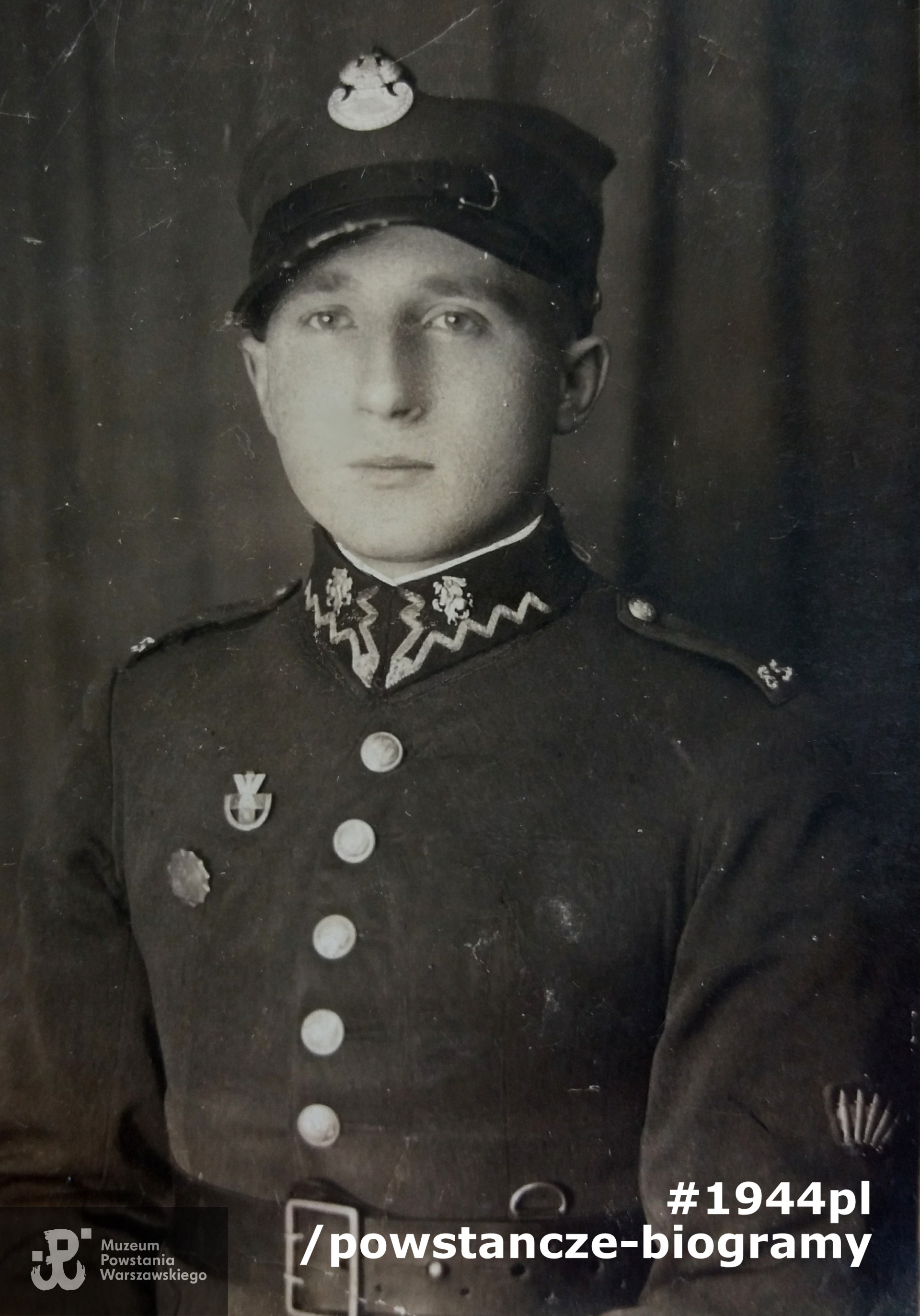 Tadeusz Roman Jędraszewski w okresie służby wojskowej. Fot. ze zbiorów rodzinnych udostępnił  p. Mateusz Jędraszewski. 