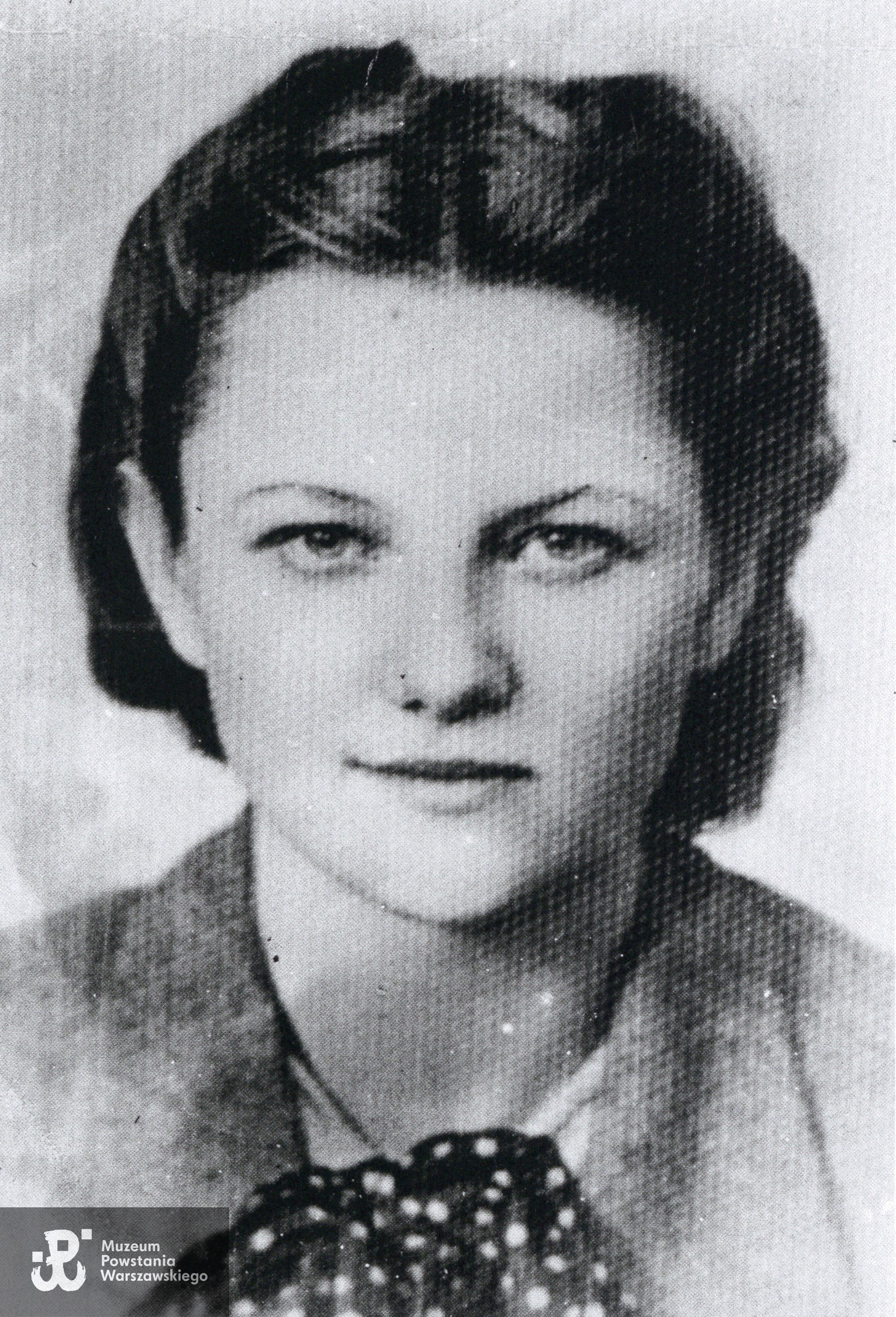 Krystyna Bączkowska (1919-1944). Fot. udostępnił p. Krzysztof Bączkowski