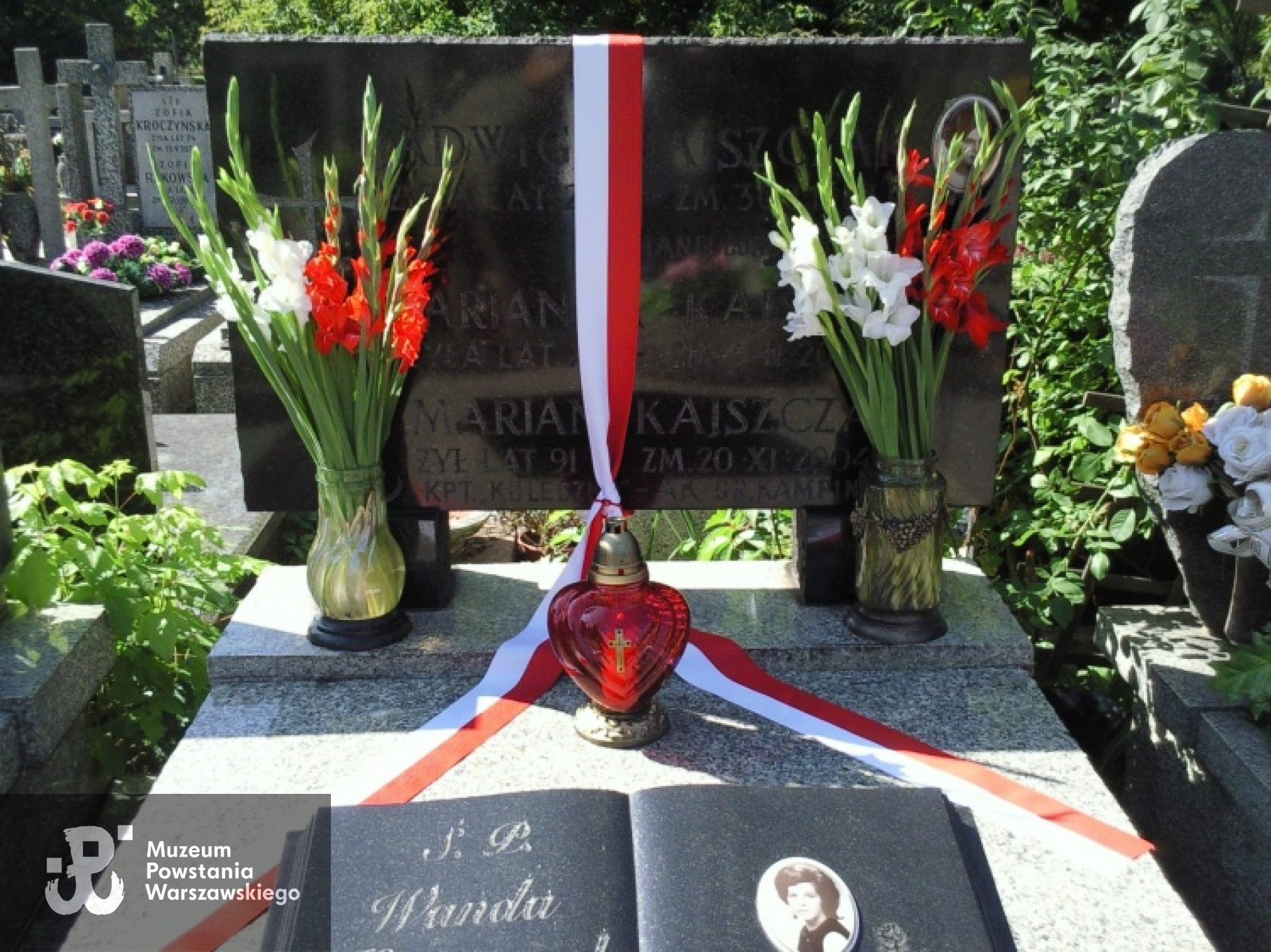 Mogiła Mariana Kajszczaka na cmentarzu wawrzyszewskim. Zdjęcie z archiwum rodzinnego.