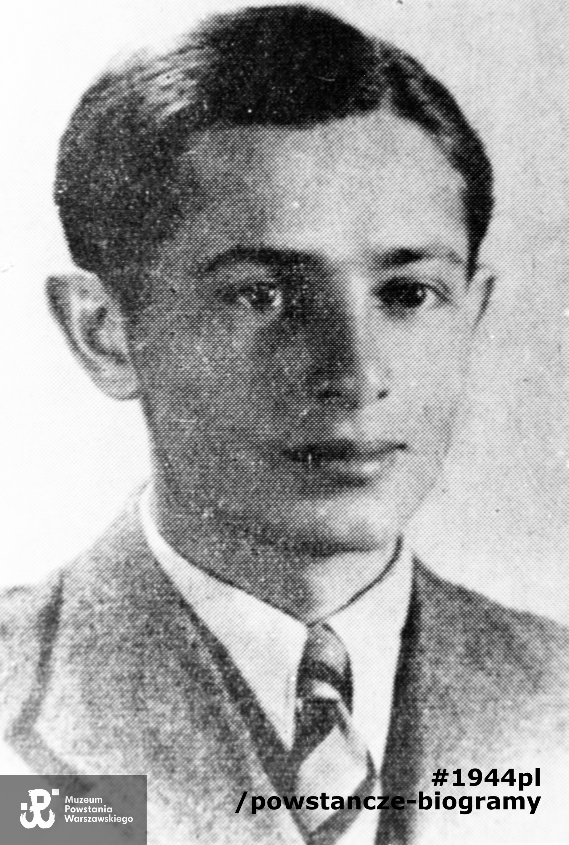 Tadeusz Antoni Jaegermann "Klimek" (1918-2008). Fot. ze zbiorów Muzeum Powstania Warszawskiego, sygn. MPW-IK/1088, zbiór S. Kopfa