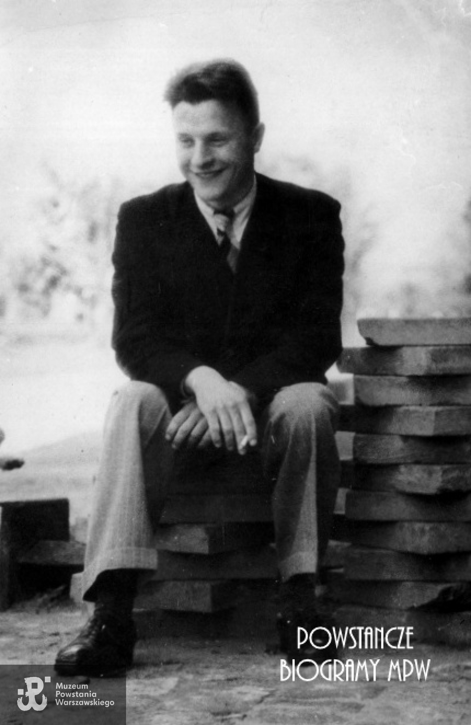 Bronisław Hellwig "Bruno" (1920-1945) . Fotografia z archiwum rodzinnego Hanny Hellwig - Stańczuk