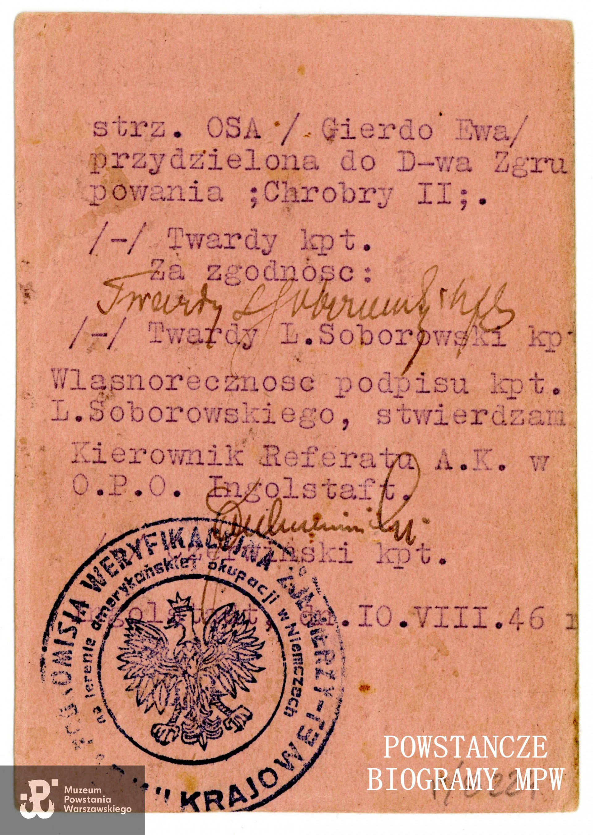 Ze zbiorów Muzeum Powstania Warszawskiego, sygn. P/8224