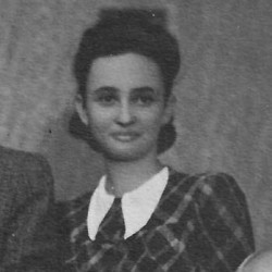Wisława Łuczyńska - zdjęcie wykonane w Kielcach w 1945 r.