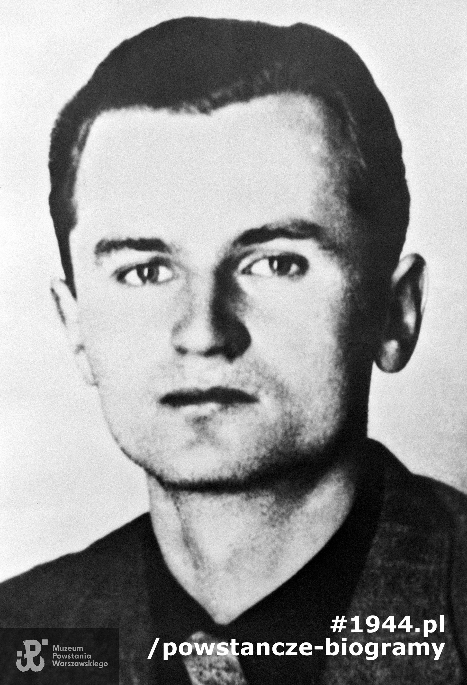 por. Tadeusz Schiffers "Skalski" (1921-1944). Fot.  portretowa ze zbiorów Muzeum Powstania Warszawskiego, sygn. MPW-IK/969