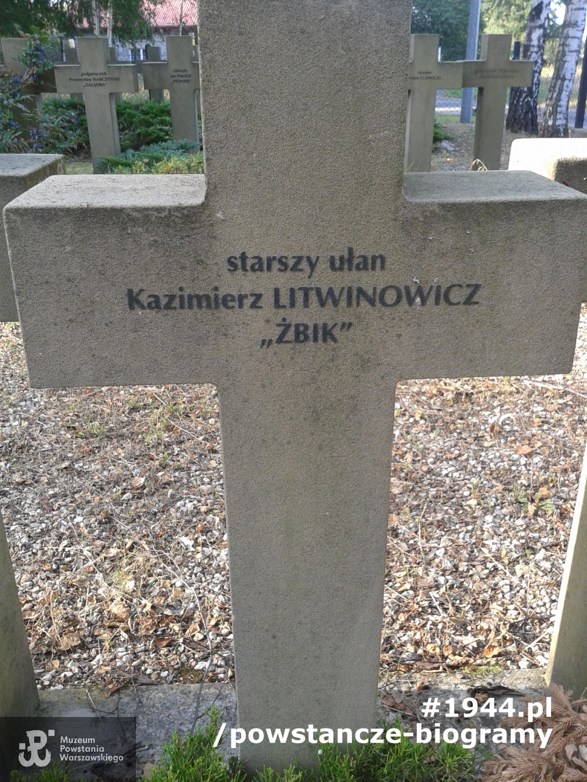 Mogiła na Cmentarzu Wojennym w Budach Zosinych. Fot. Mariusz Skroński