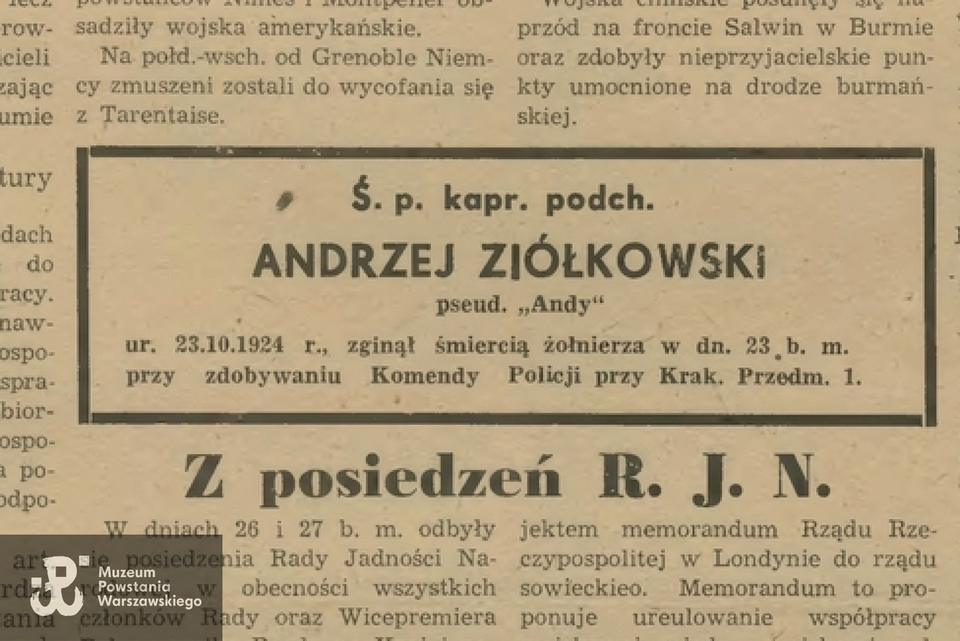 Zbiory Jana Wawszczyka.