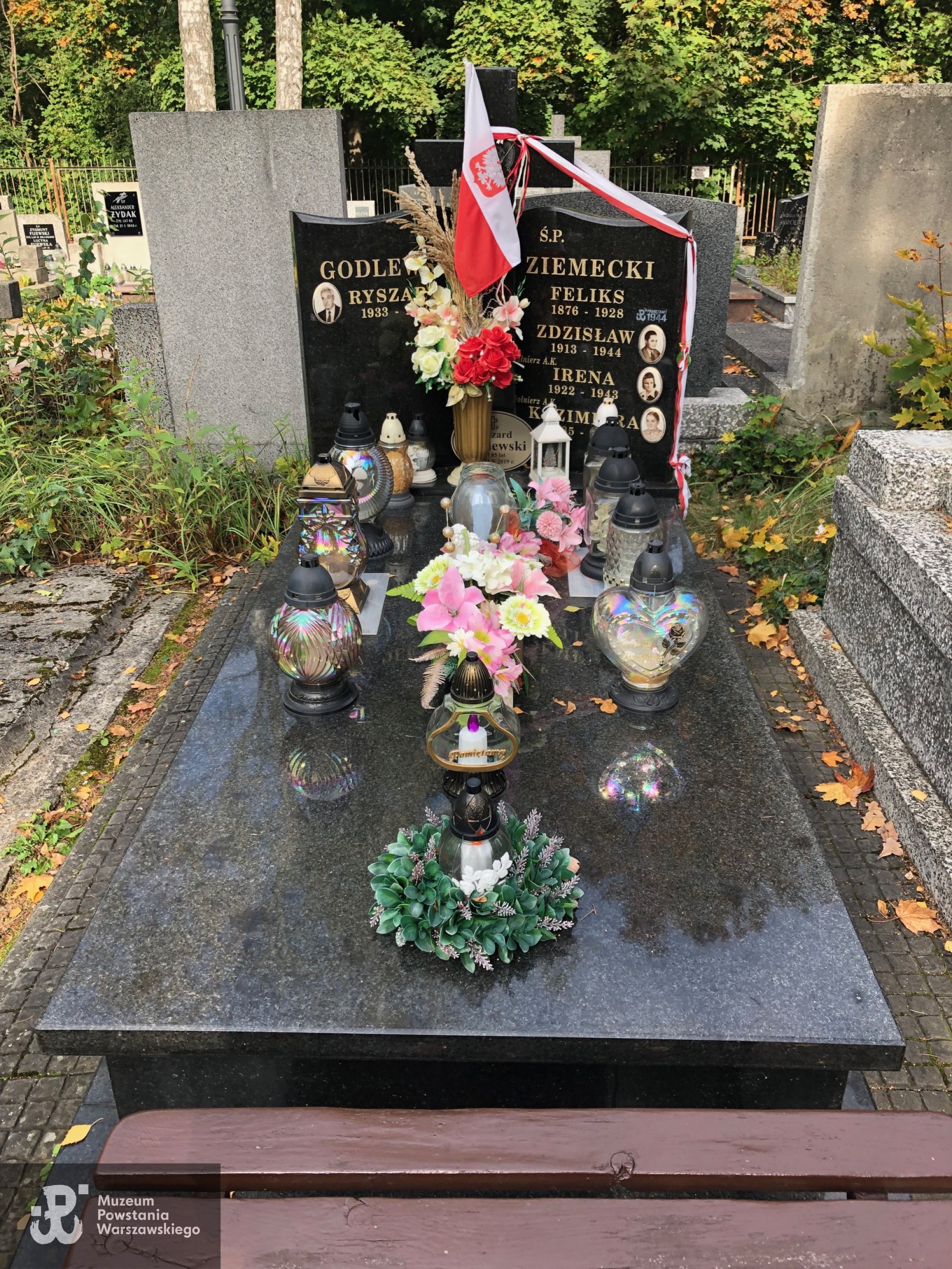 Cmentarz Parafialny w Rembertowie, fot. Muzeum Powstania Warszawskiego/Baza Grobów Powstańców Warszawskich