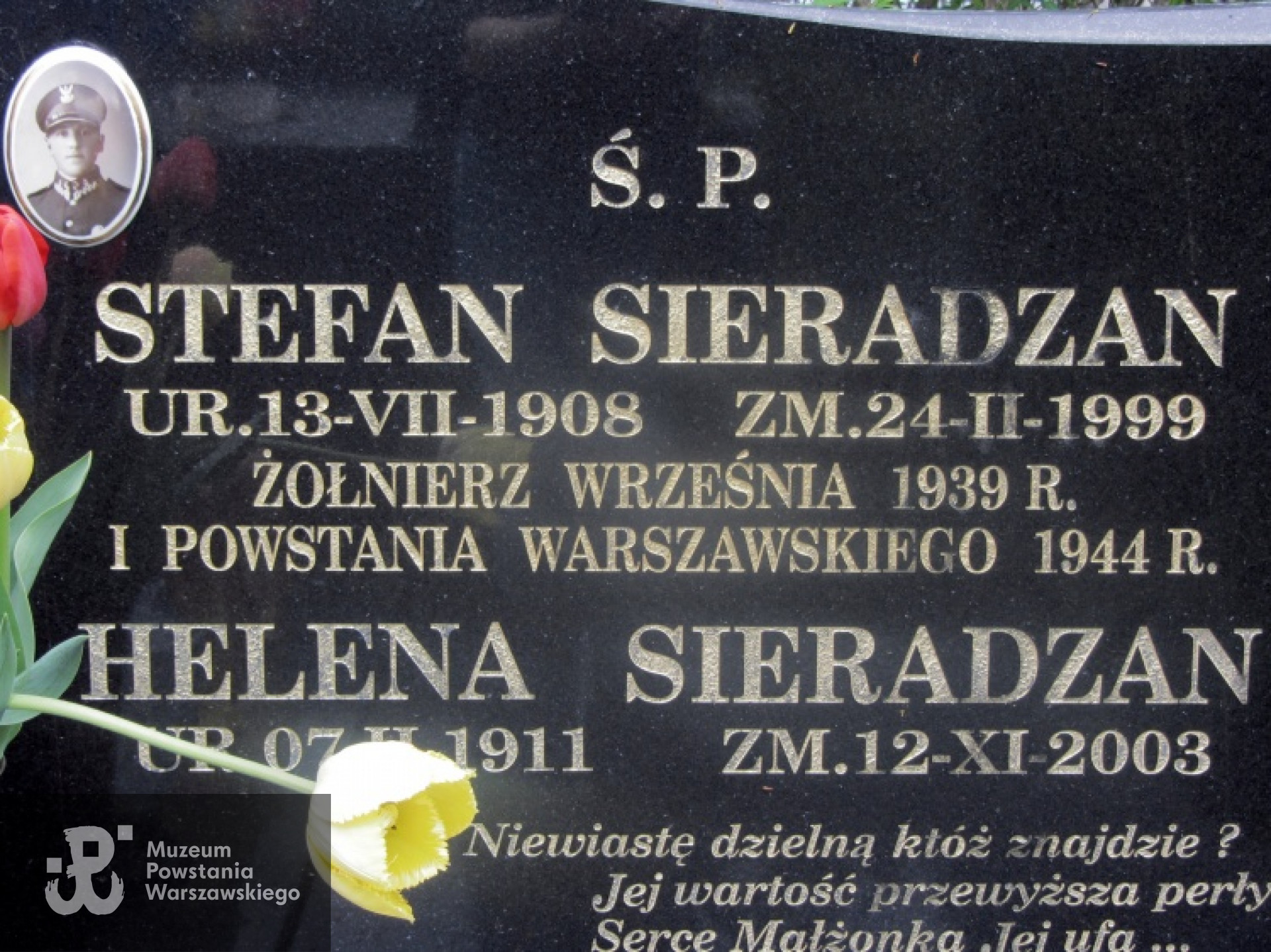 Mogiła Stefana Sieradzana na cmentarzu w Miłkowicach. Zdjęcia ze zbiorów Haliny Studzińskiej.