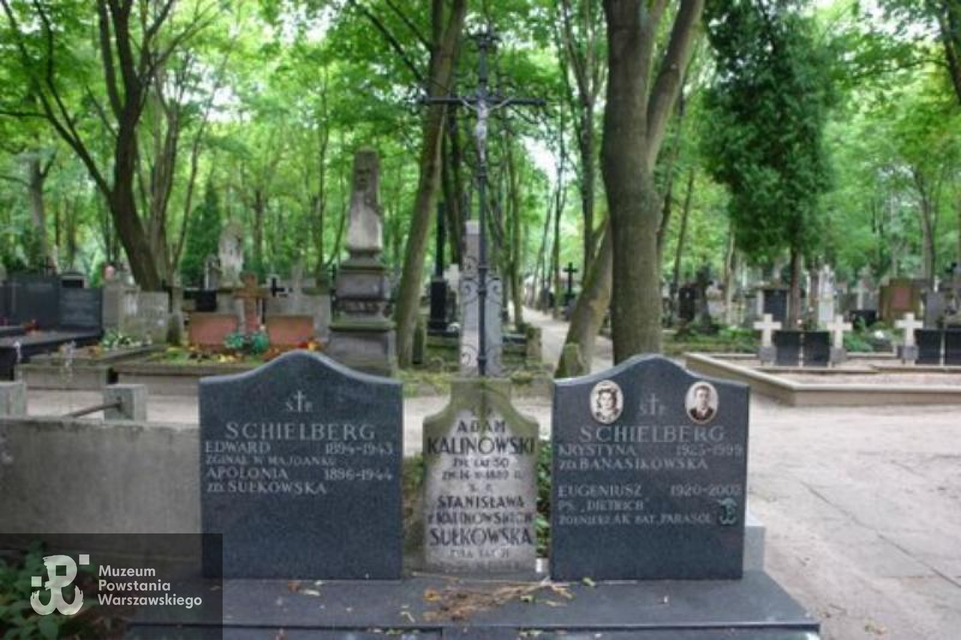 Mogiła rodziny Schielbergów na Starych Powązkach.  Fot. <i>cmentarze.um.warszawa.pl </i>