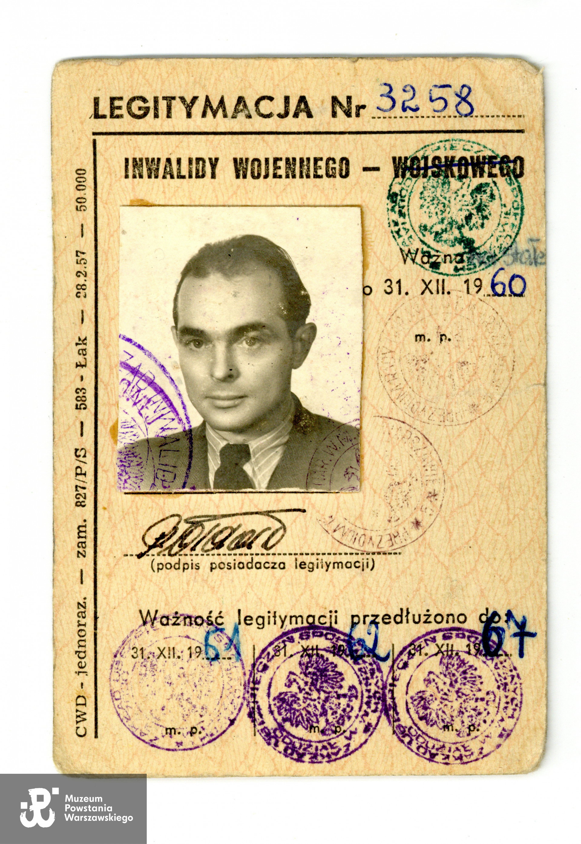 Ze zbiorów rodzinnych p.  Joanny Węgrzynek z domu Ołdak, córki Powstańca. Skany wykonano w Muzeum Powstania Warszawskiego, 05/2023.