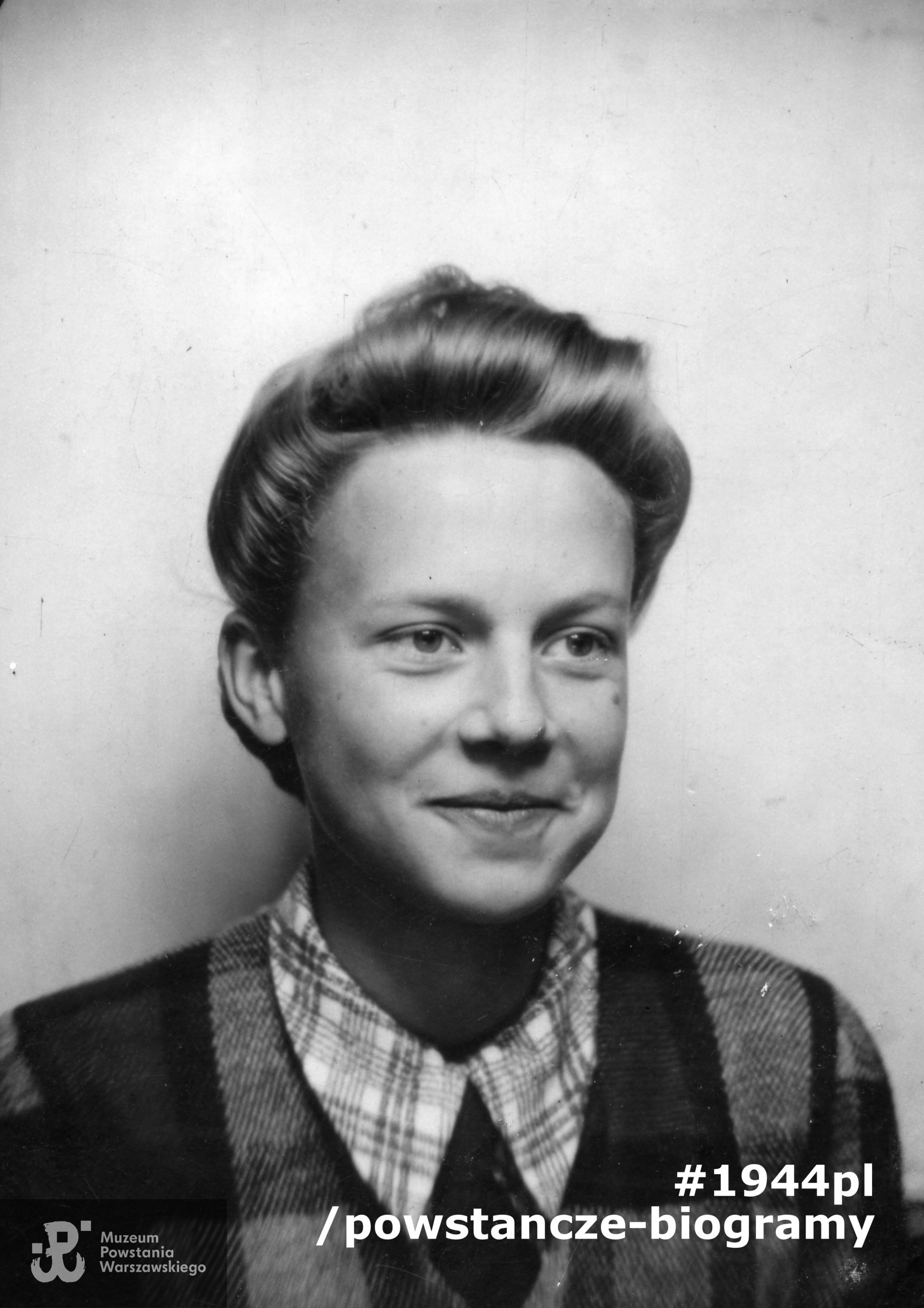 Izabela Maria  Zatorska - Rybicka ps. "Topola" (1929-2018). Fot. ze zbiorów Muzeum Powstania warszawskiego, zbiór WIEPW