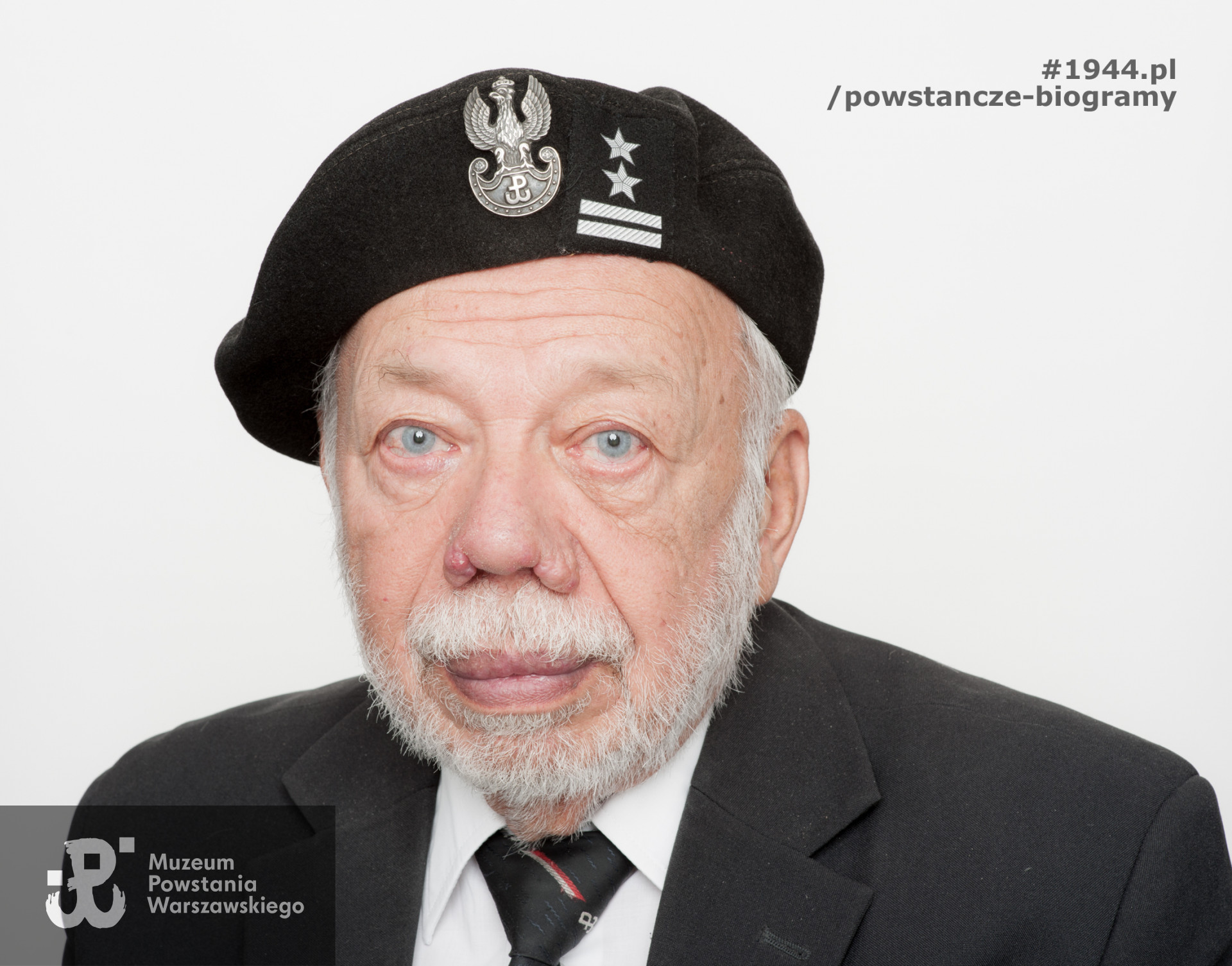 Zdjęcie z serii portretów Powstańców Warszawskich w ramach projektu "1944/70/2014" realizowanego przez grupę WWPHOTO dla uczczenia 70 rocznicy wybuchu Powstania Warszawskiego. Muzeum Powstania Warszawskiego, 22.07-04.08 2013.