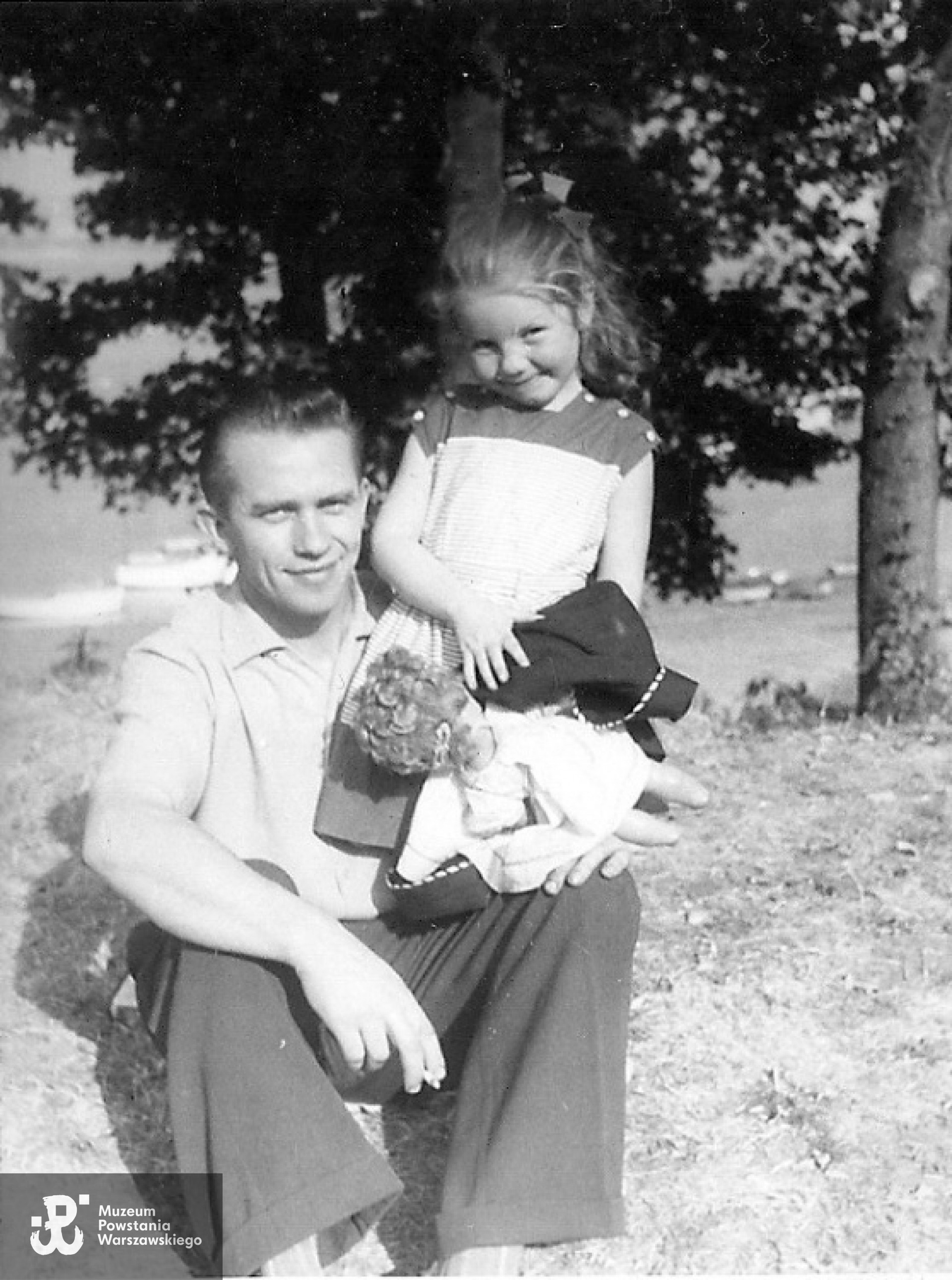 Z córką Aliną nazwaną na cześć siostry Janusza. Ze zbiorów Doroty Kubisz - Butyńskiej