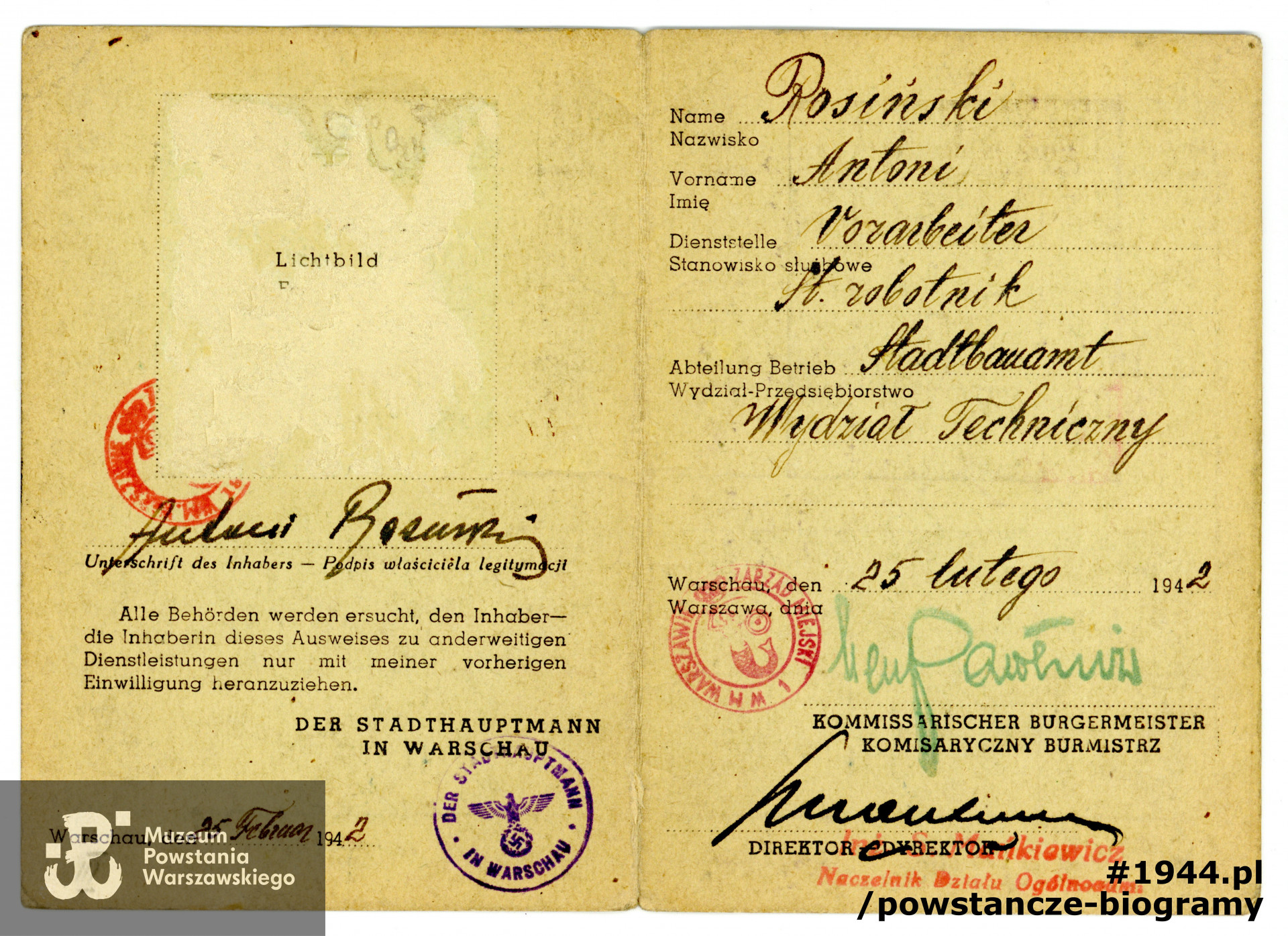 Z archiwum rodzinnego córki, p. Małgorzaty Pasek z domu Ziembińskiej