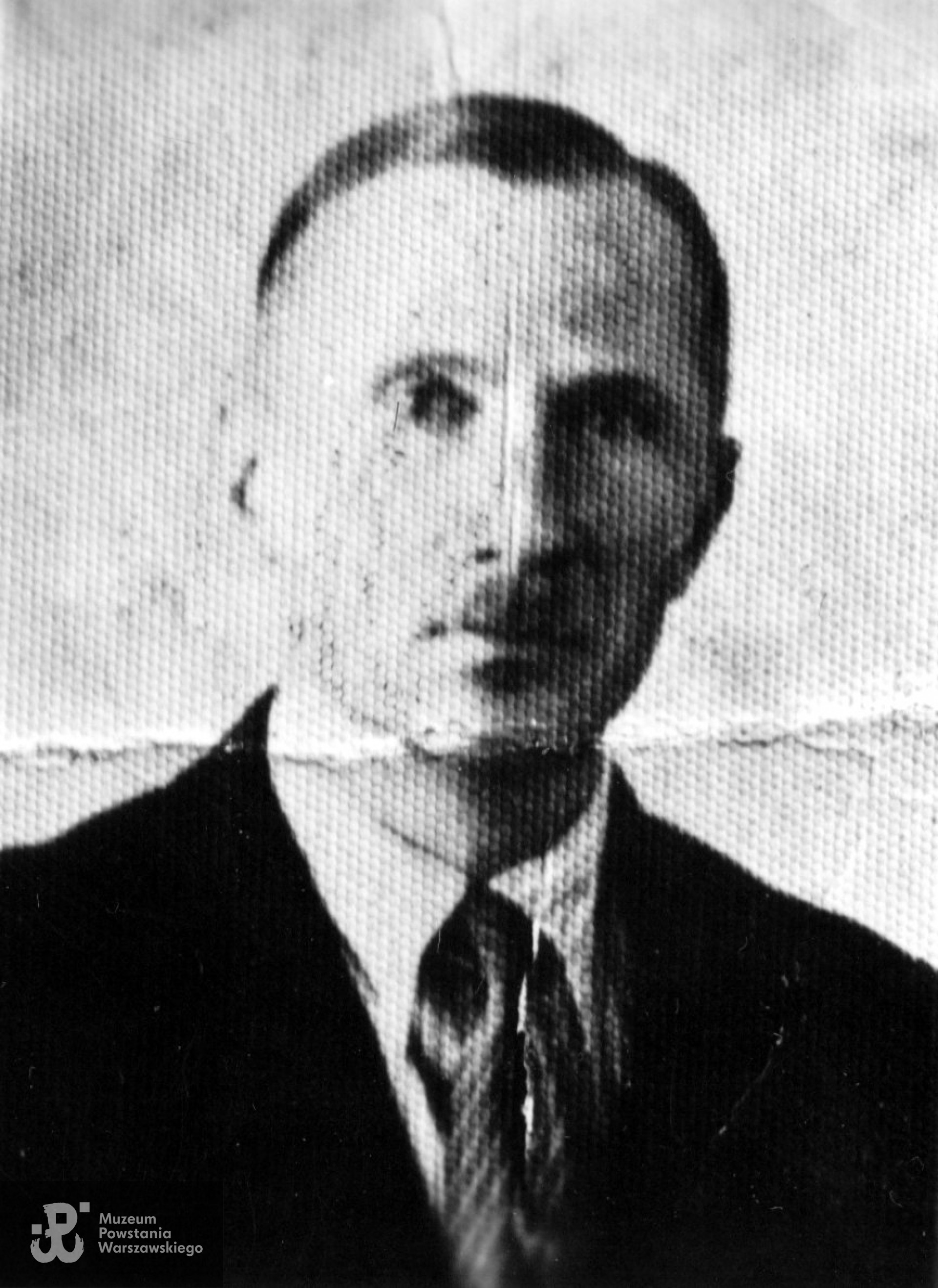   Konstanty Kuźma ps. Jerzkowski (1896-1944).  Fot. ze zbiorów rodzinnych, skan udostępniła p. Hanna Derek, wnuczka Powstańca