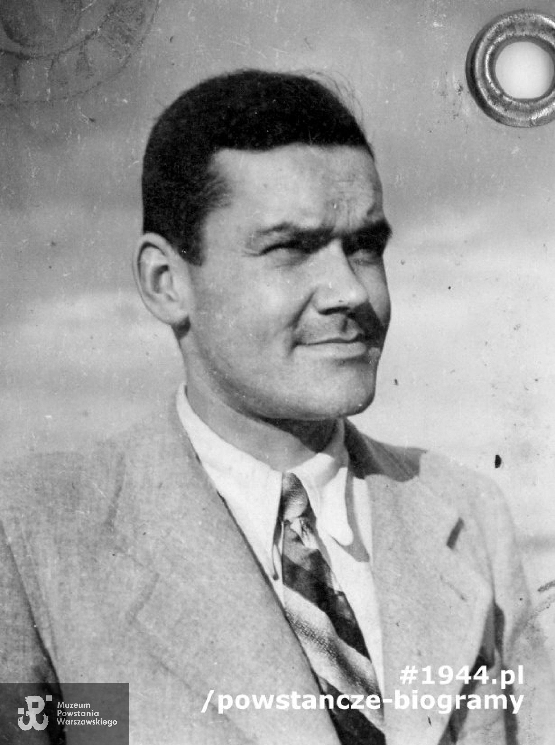 Dr Jerzy  Szulc (1908 - 1996). Fot. z dokumentów z okresu okupacji niemieckiej. Ze zbiorów Muzeum Powstania Warszawskiego.