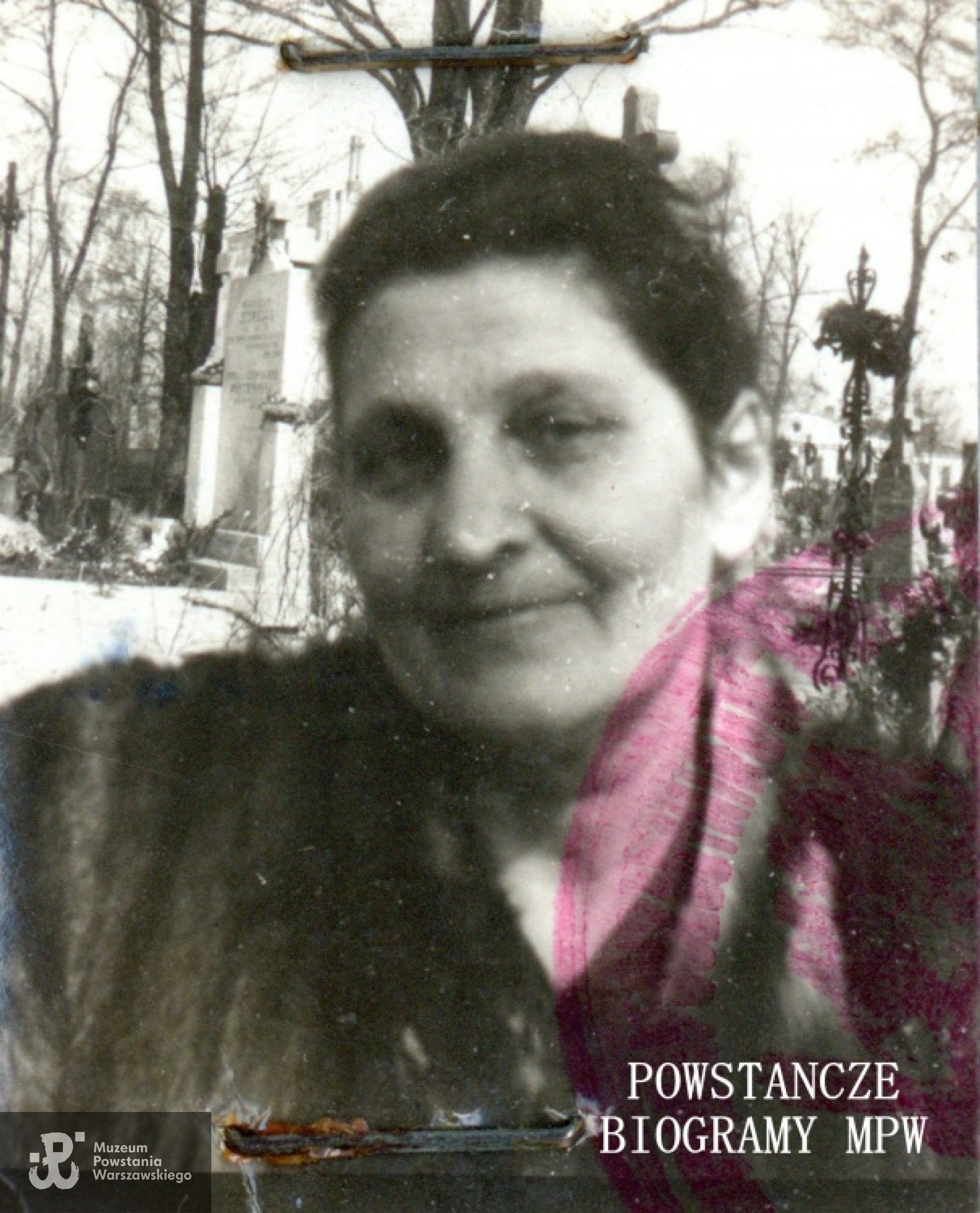 Bronisława Nużakowa (Nurzakowa) - zdjęcie z końca lat 40-tych XX w. Z archiwum rodzinnego Danuty Rozwadowskiej z domu Nurzak.