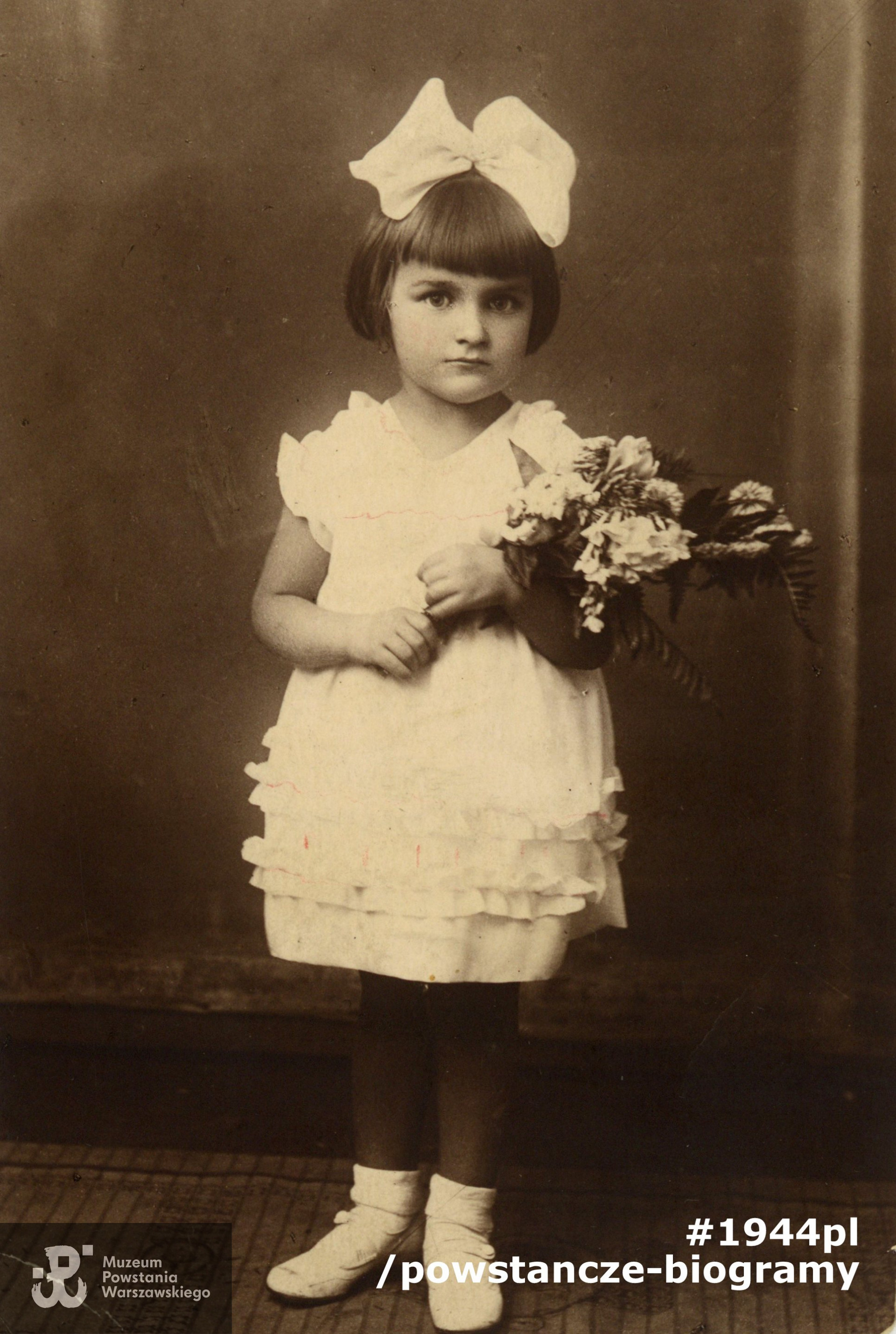 Czteroletnia Hanna - 1933 rok. Fot. z archiwum rodzinnego p. Hanny Stadnik z d. Sikorskiej
