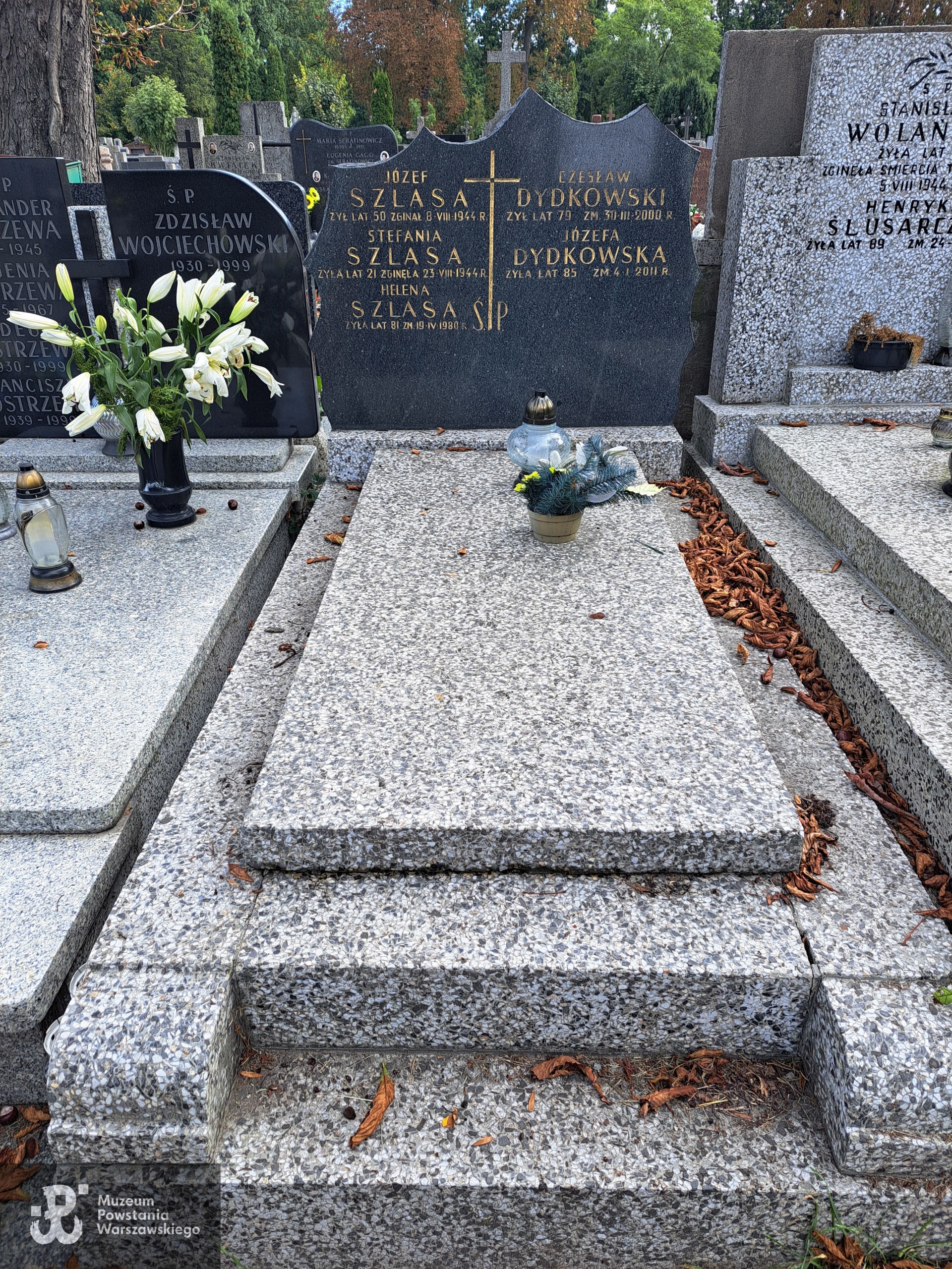 Mogiła na Cmentarzu Wolskim - kwatera 25, rząd 1, miejsce 25. Fot. Agnieszka Nowak dla projektu Baza Grobów Powstańczych, 2025