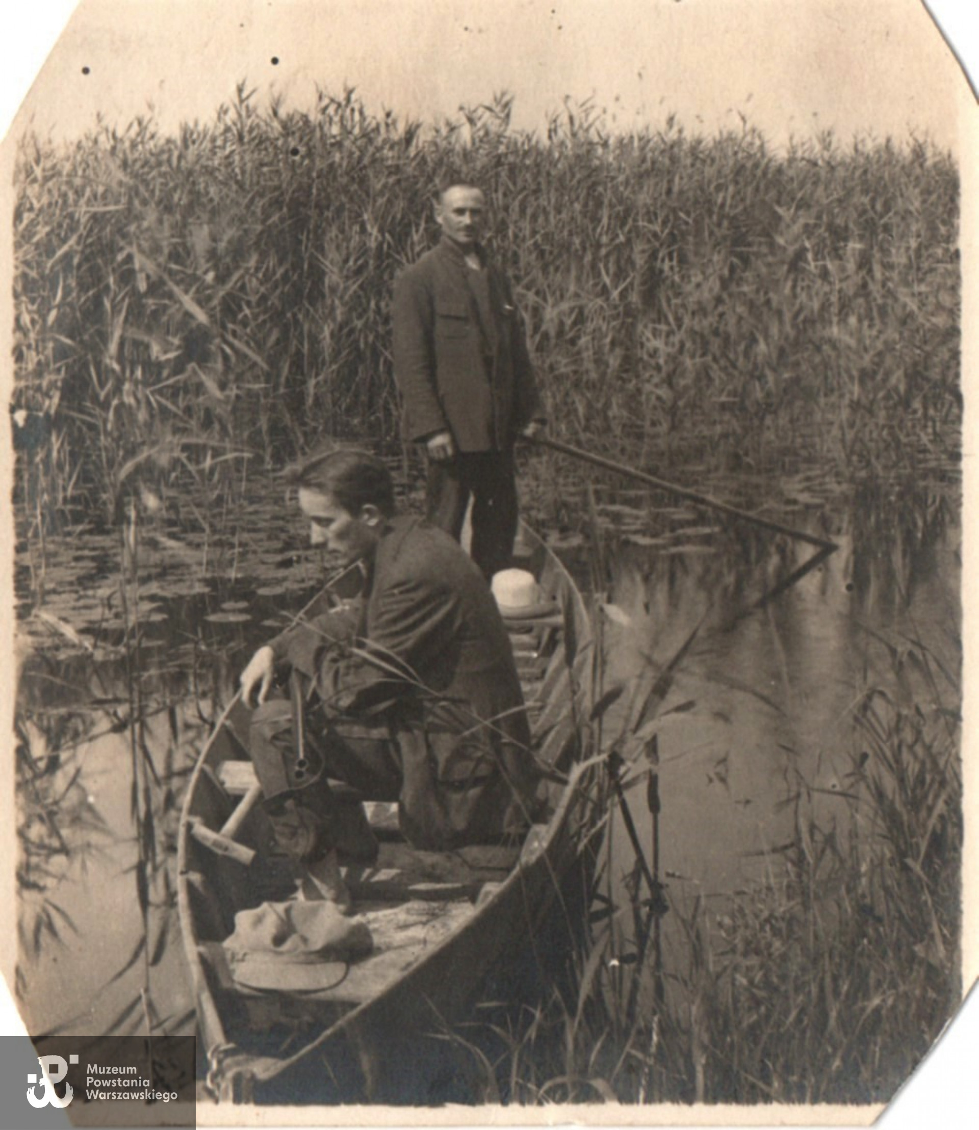 Mieczysław Tyll ps. Motyl (1899-1944) na polowaniu, data wykonania zdjęcia nieznana. Fot. z archiwum rodzinnego udostępnił p. Włodzimierz Zbiniewicz, wnuk Powstańca