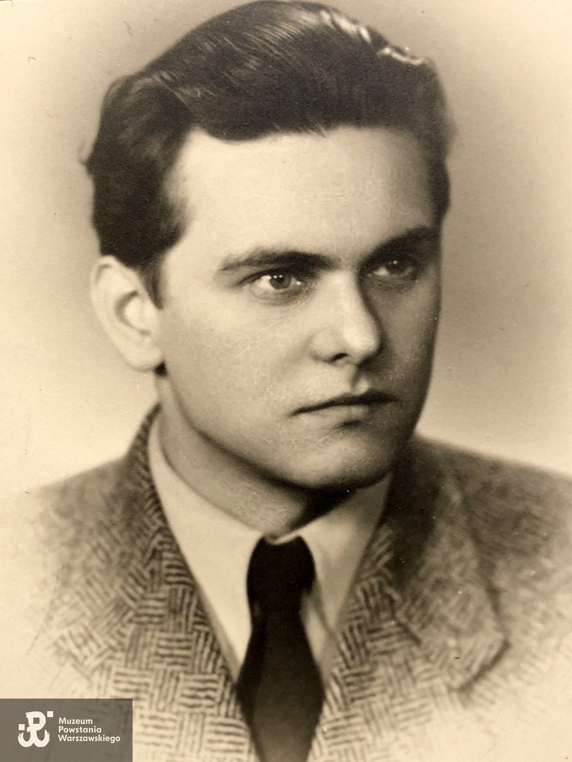 strz. Zbigniew Bogusławski "Aligator" (1929-1983). Fotografia powojenna. Skan udostępnił p. Wiktor Pękul, wnuk Powstańca.