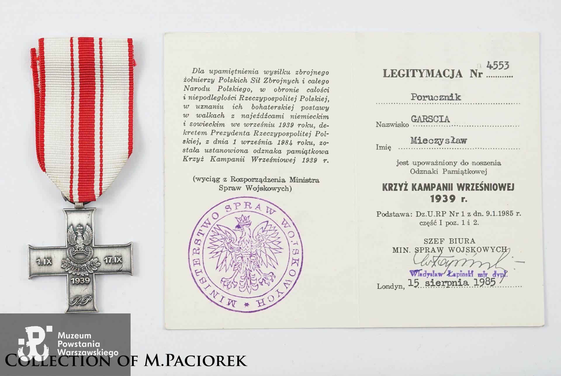 Źródło: kolekcja Mikołaja Paciorka, skan udostępnił M. Paciorek