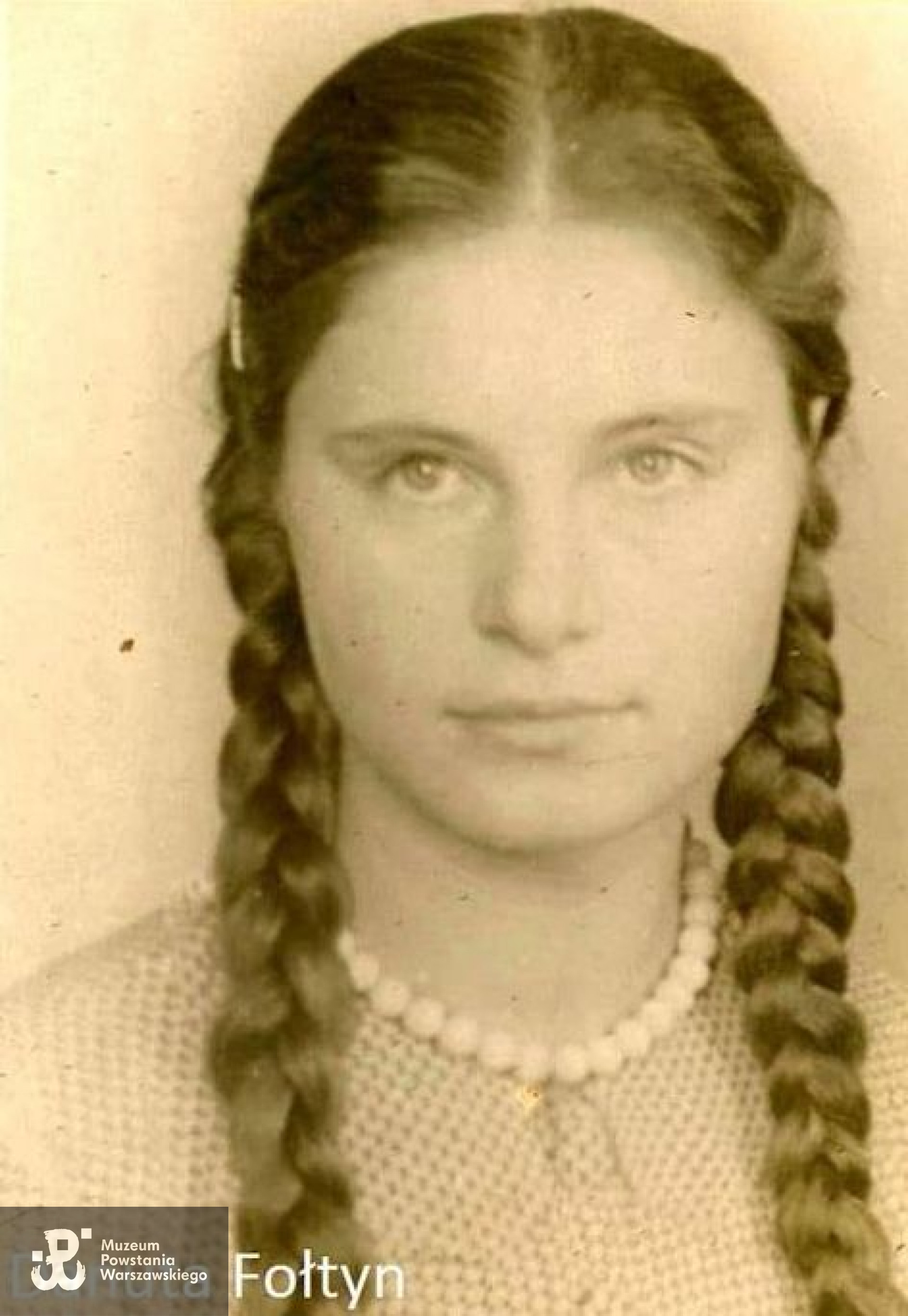 Danuta Fołtyn "Tekla". Fot. udostępnił p. Andrzej Ryszard Fołtyn, zbiory rodzinne