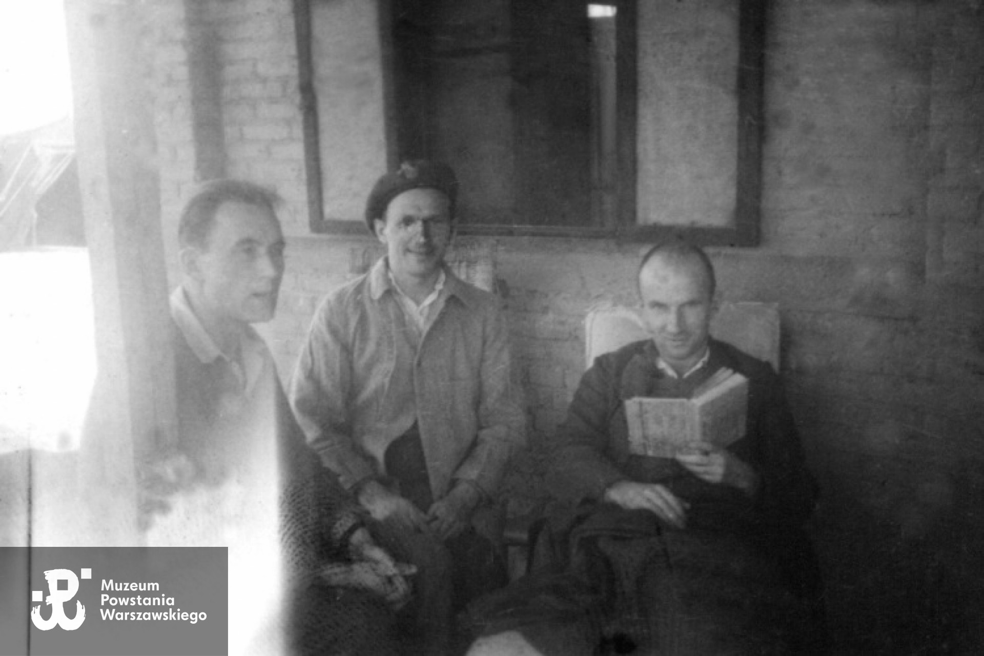 Kpt. Giżyński w szpitalu wojennym