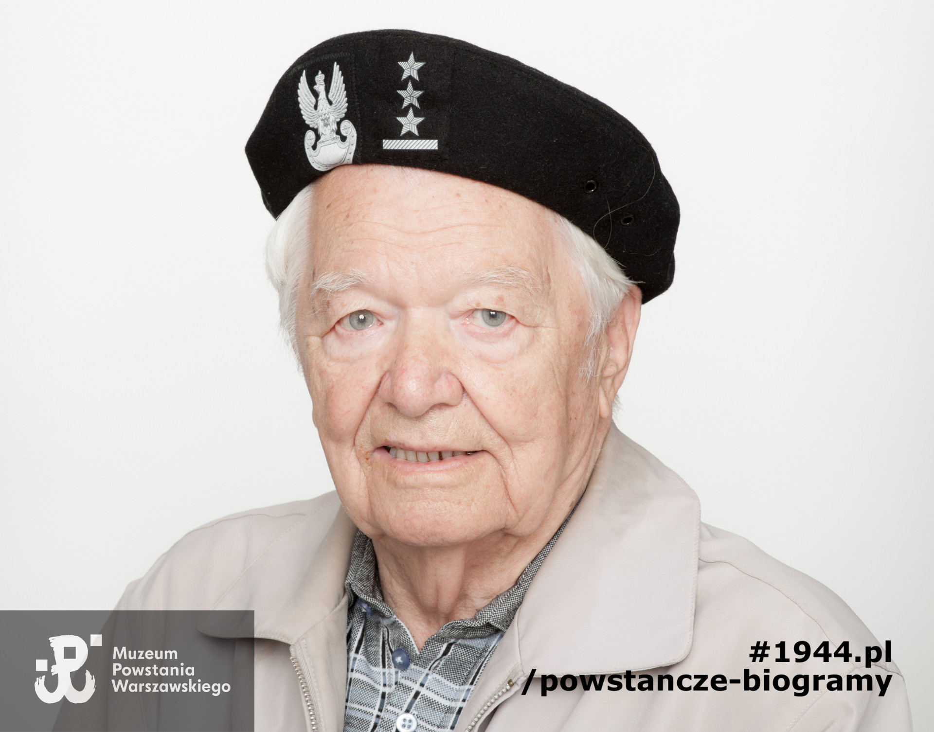 Zdjęcie z serii portretów Powstańców Warszawskich w ramach projektu "1944/70/2014" realizowanego przez grupę WWPHOTO dla uczczenia 70. rocznicy wybuchu Powstania Warszawskiego. Muzeum Powstania Warszawskiego, 22.07-04.08 2013.