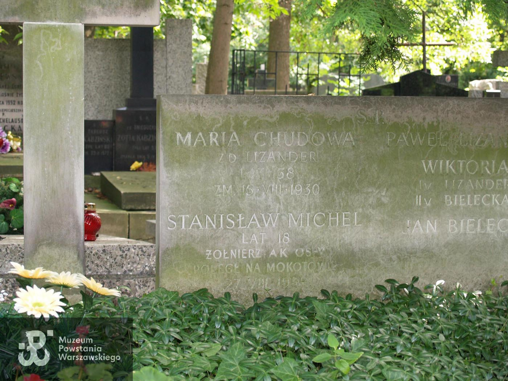 Oryginalna tabliczka z powstańczego grobu Stanisława. Fot. z archiwum rodzinnego, udostępnił p. Andrzej Michel