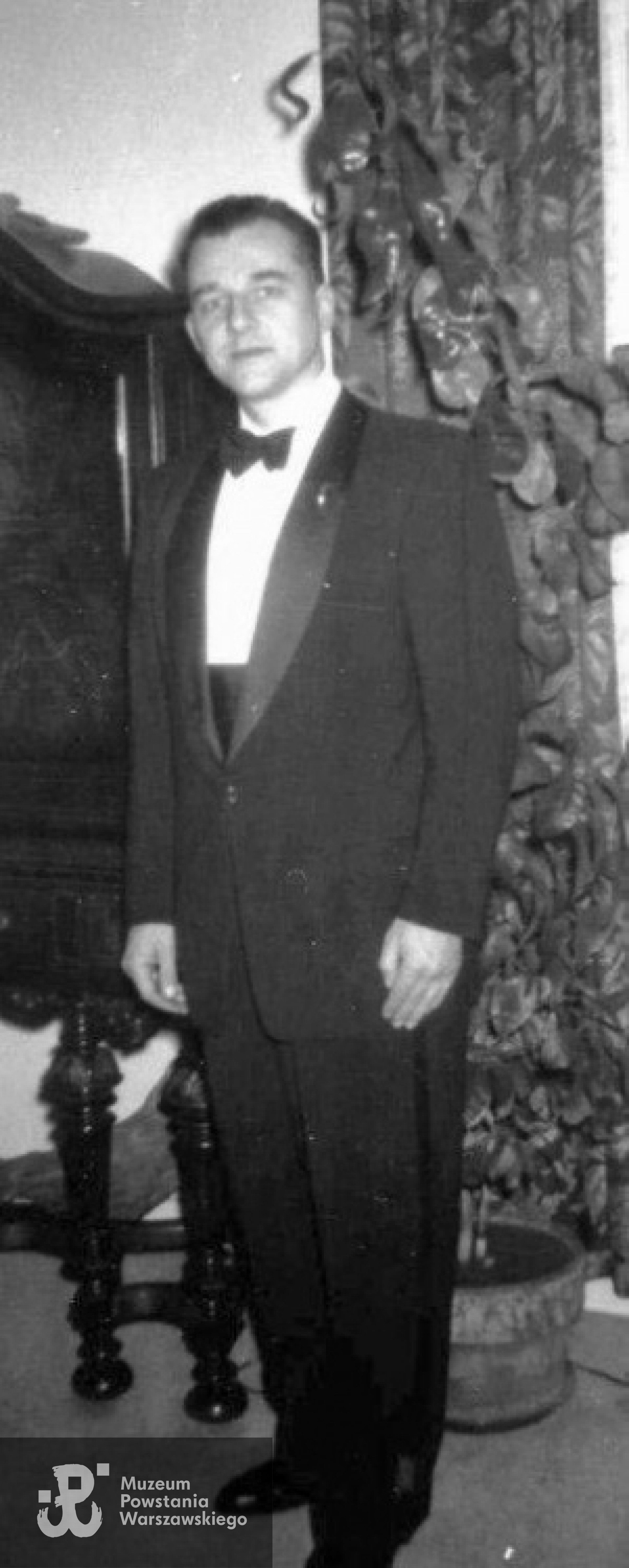 Janusz Klepacz przed balem kawalerii - Kanada, Montreal  1970