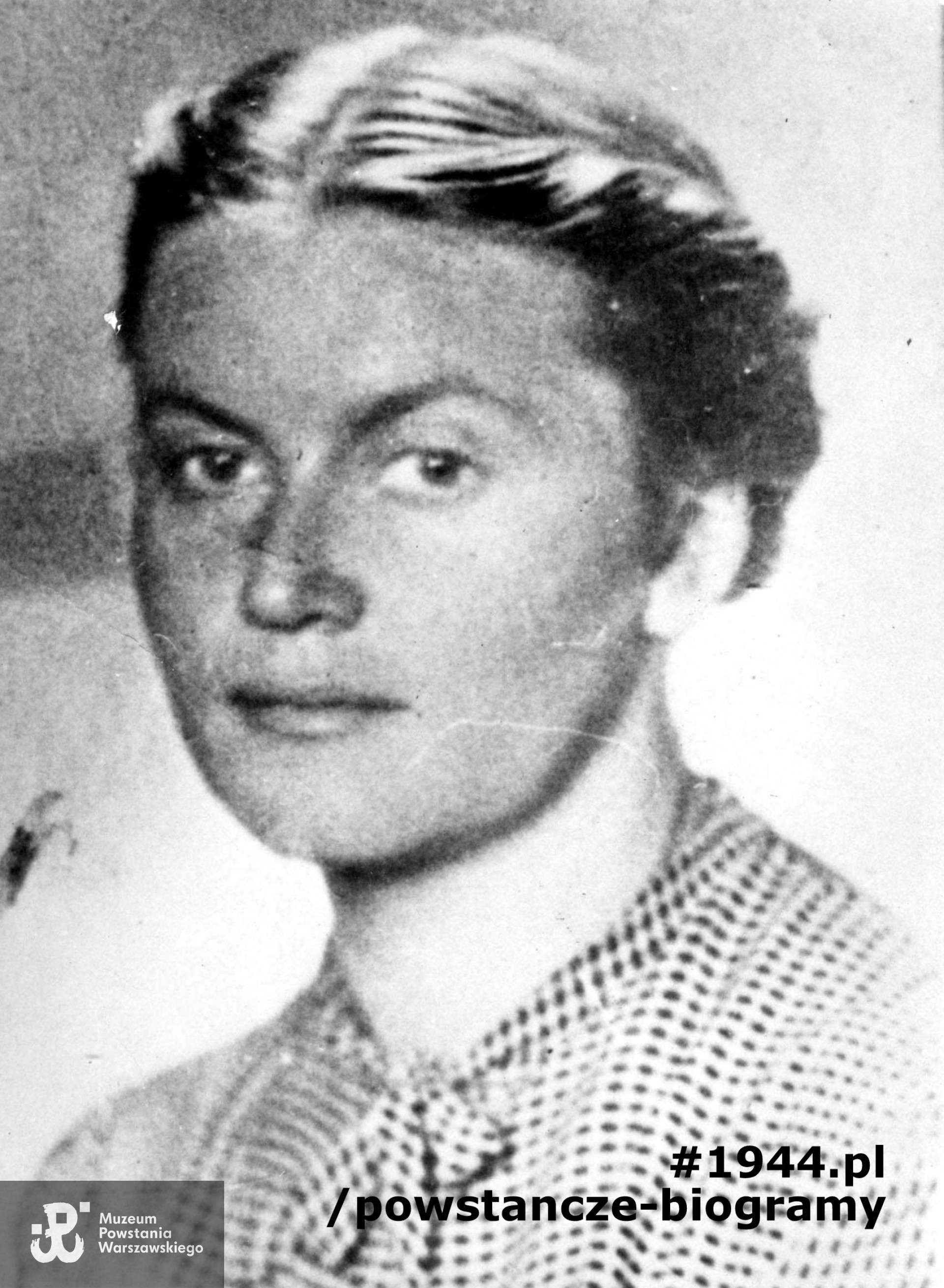 Krystyna Krahelska "Danuta" (1914-1944). Fotografia portretowa ze zbiorów Muzeum Powstania Warszawskiego, sygn. MPW-IK/3065