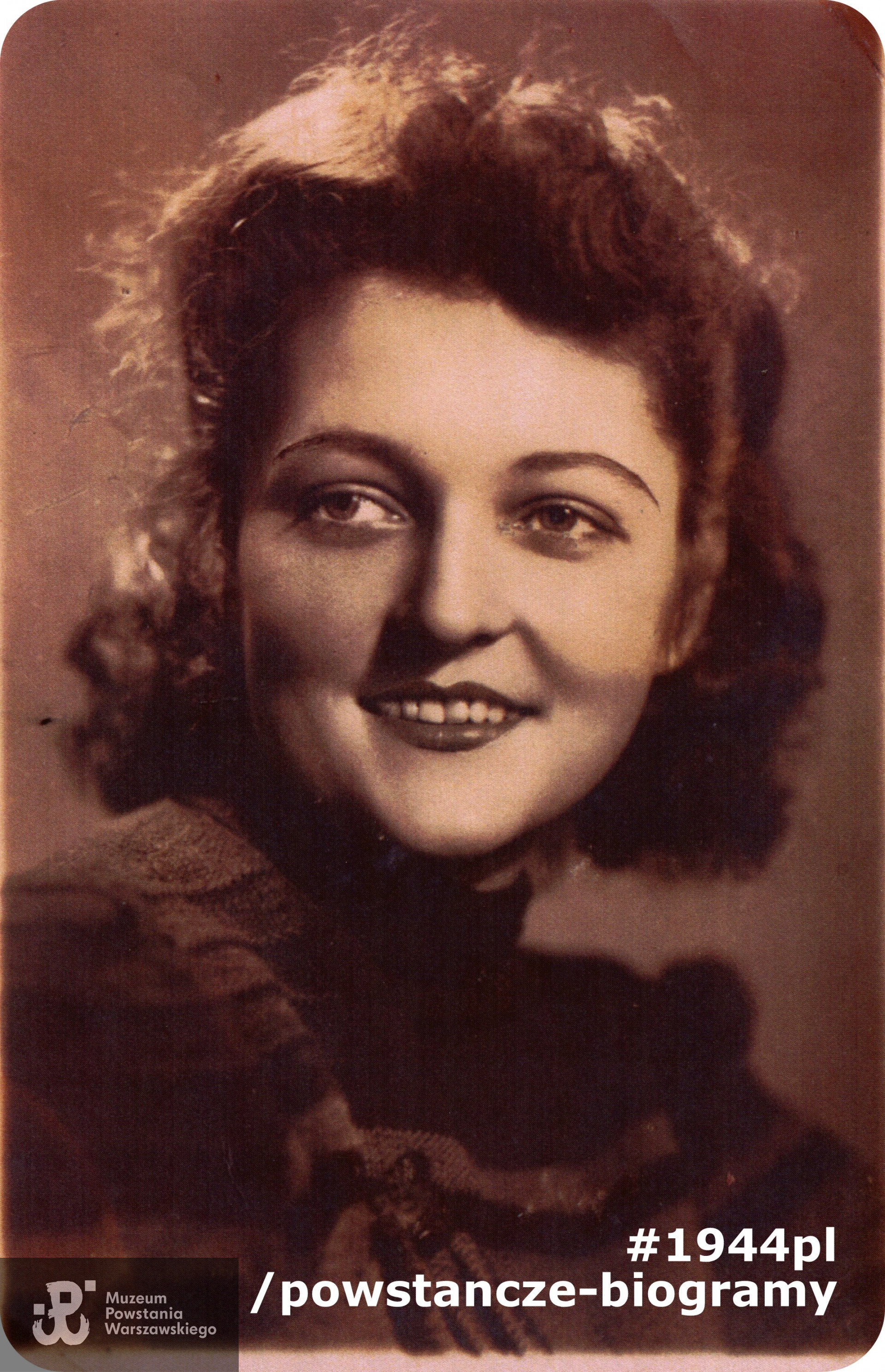Aleksandra Taube ps. "Wręcka" (1922-1993). Na zdjęciu w roku 1946. Fot. materiały do Słownika Biograficznego Uczestników PW  - Pokój Kombatanta/archiwum rodzinne