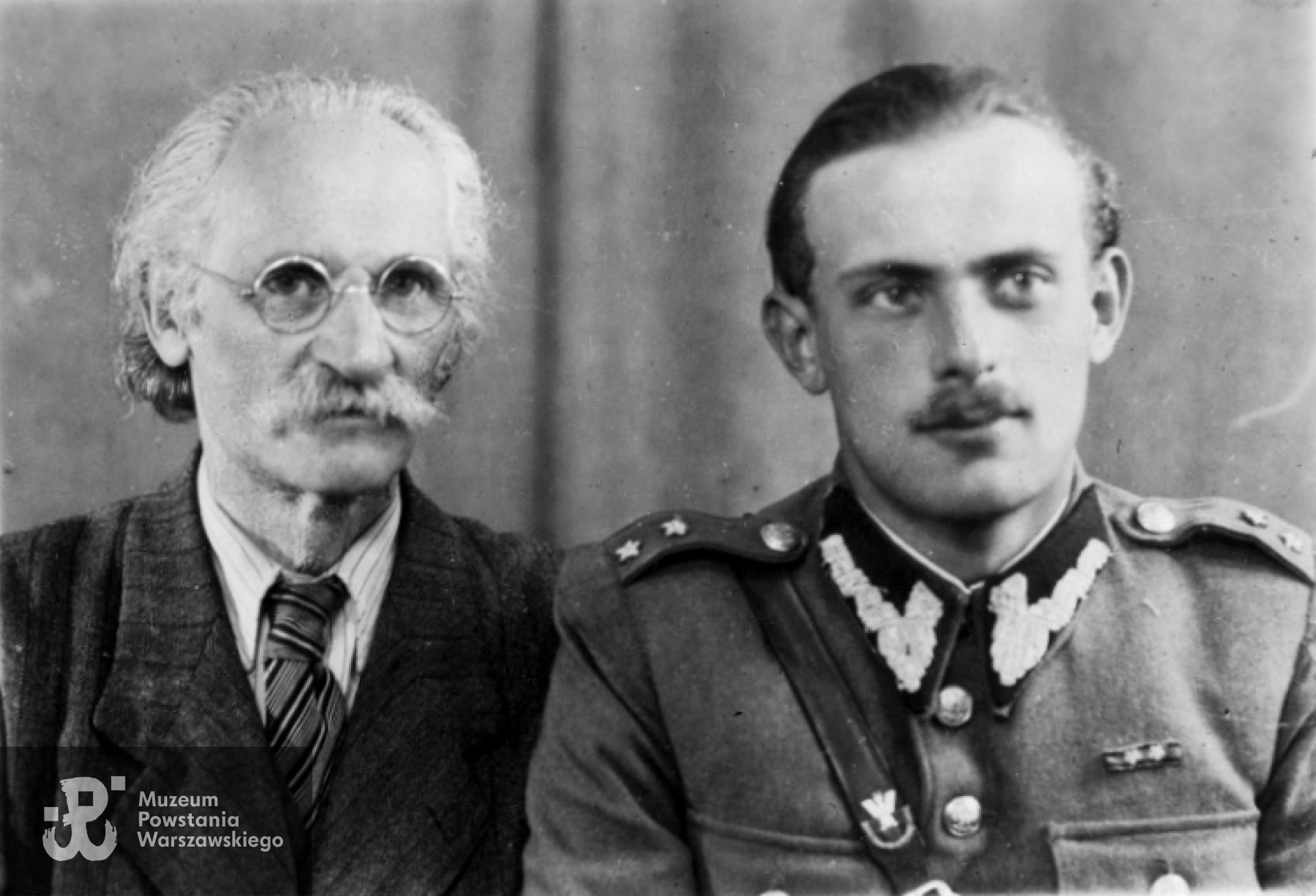 Samuel z ojcem - Perecem Willenbergiem. Fot. archiwum prywatne