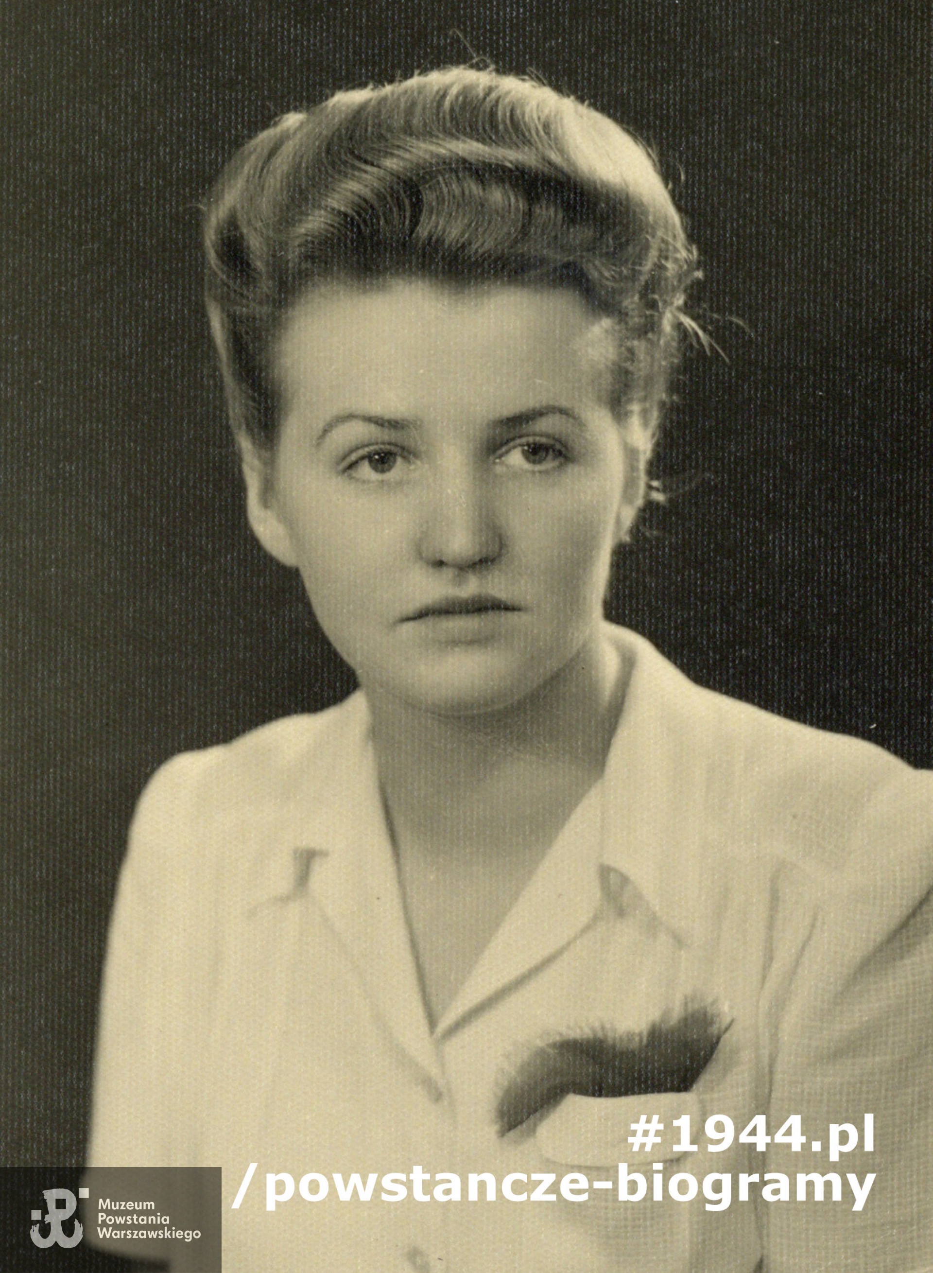 Ewa Marszałek - Bennet ps. "Iza". Fot. ze zbiorów Muzeum Powstania Warszawskiego, zbiór Ewy Orlikowskiej-Krasnowolskiej