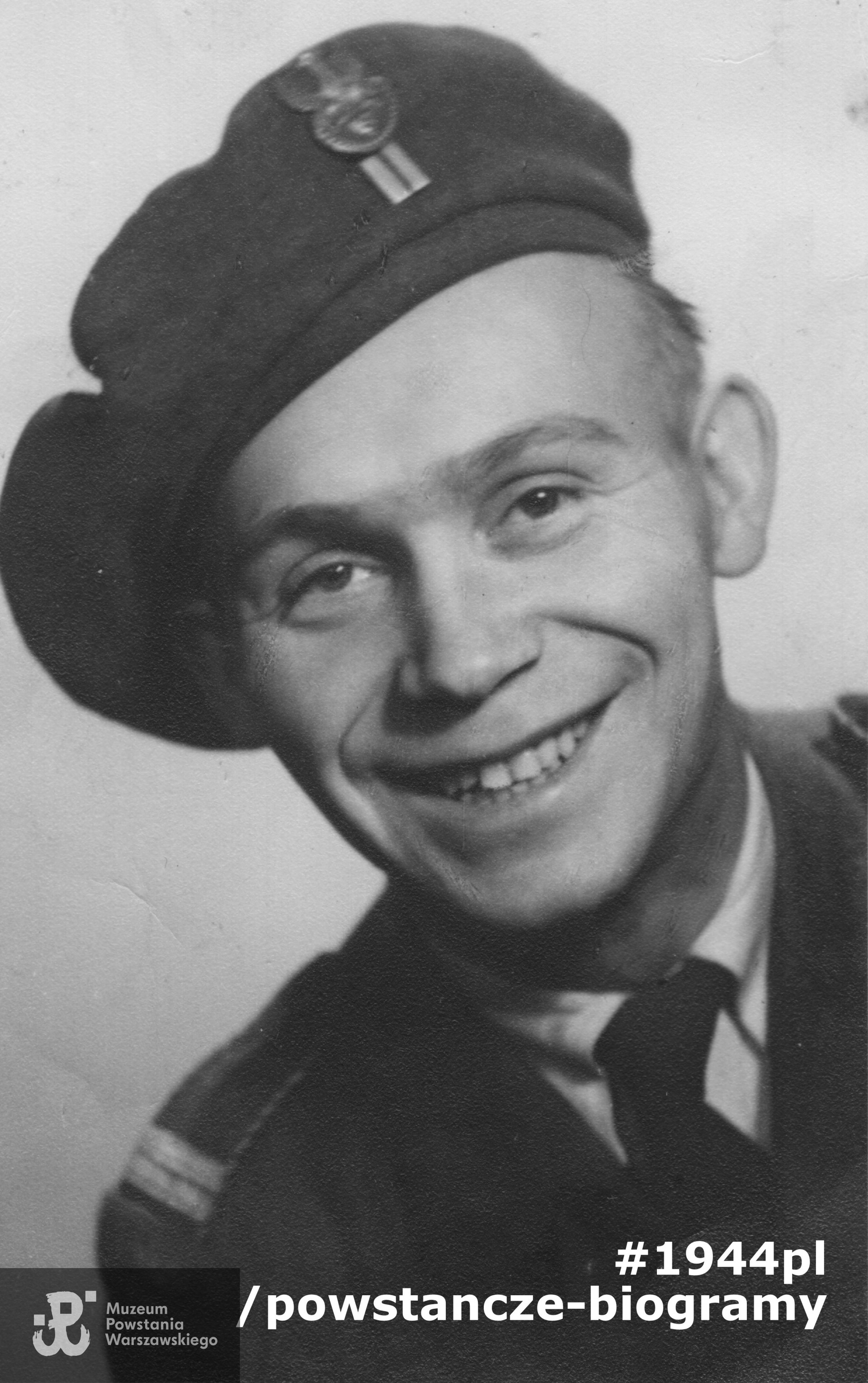 kpr. pchor. Stanisław Paciorkiewicz "Burza". Na zdjęciu w lutym 1946 roku. Fot. z archiwum rodzinnego p. Marii Dobrowolskiej