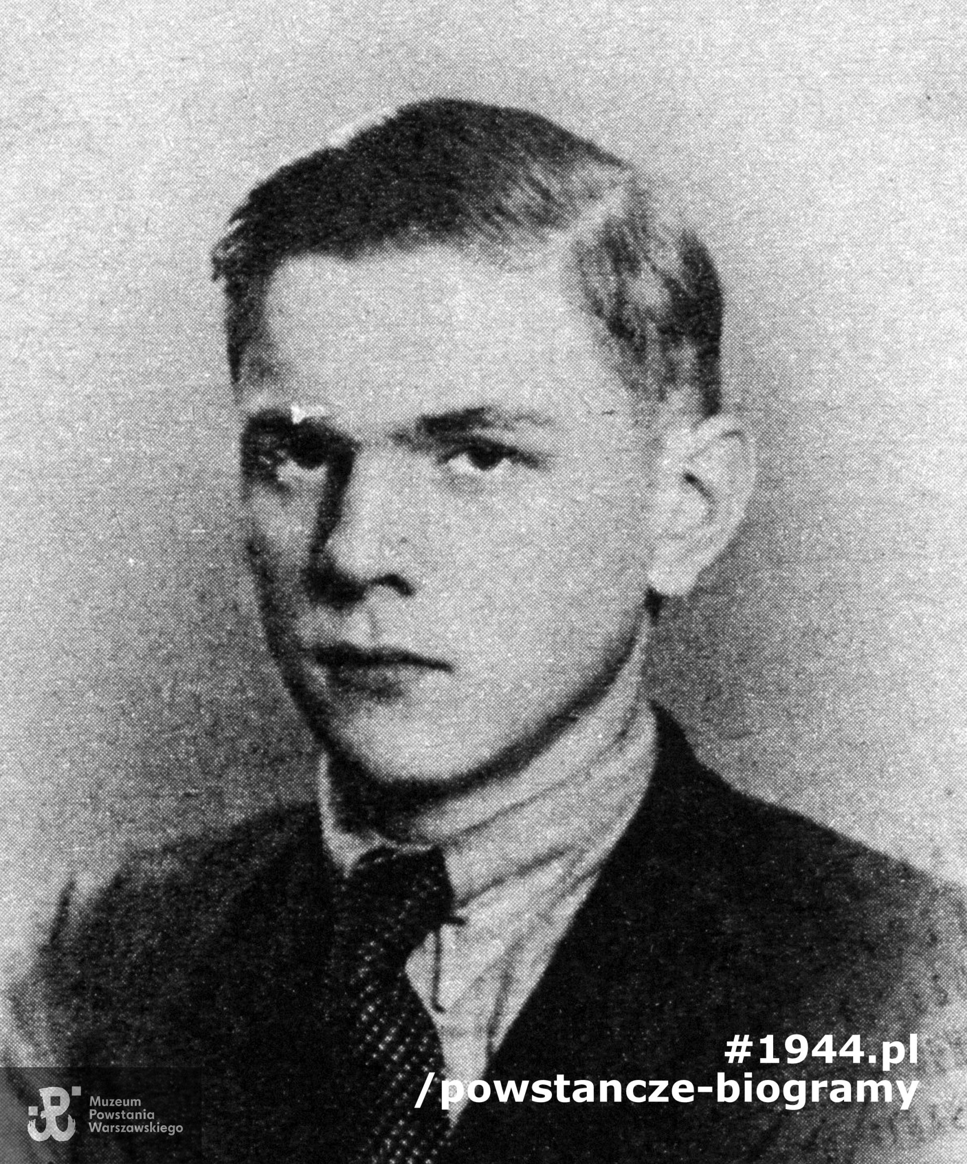 kpr. pchor. Jan Domaniewski "Władek Wilk". Fot. ze zbiorów Muzeum Powstania Warszawskiego - materiały Jana Rockiego