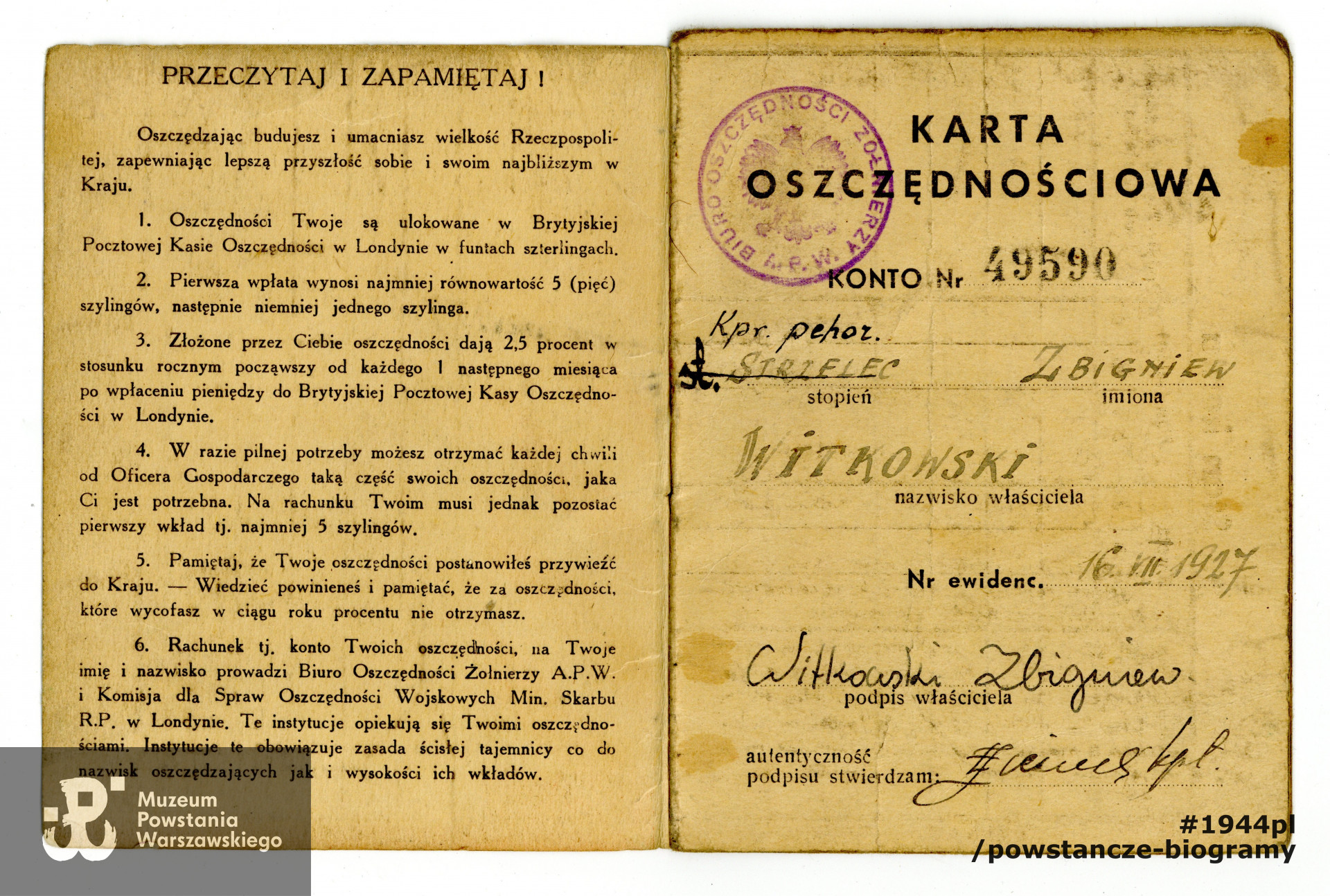 Ze zbiorów Muzeum Powstania Warszawskiego, sygn. P/9296/19