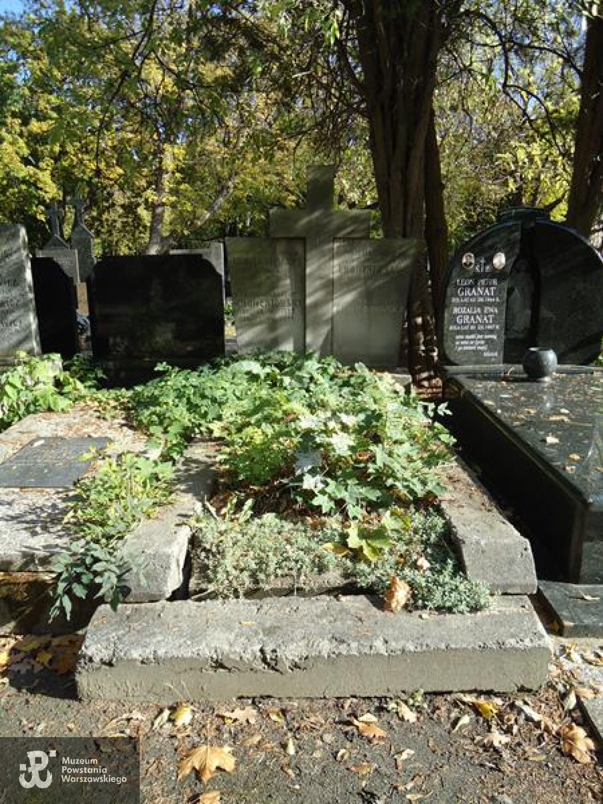 Fot. Warszawskie Zabytkowe Pomniki Nagrobne:  serwis mapowy m. st. Warszawy: <i>cmentarze.um.warszawa.pl</i>